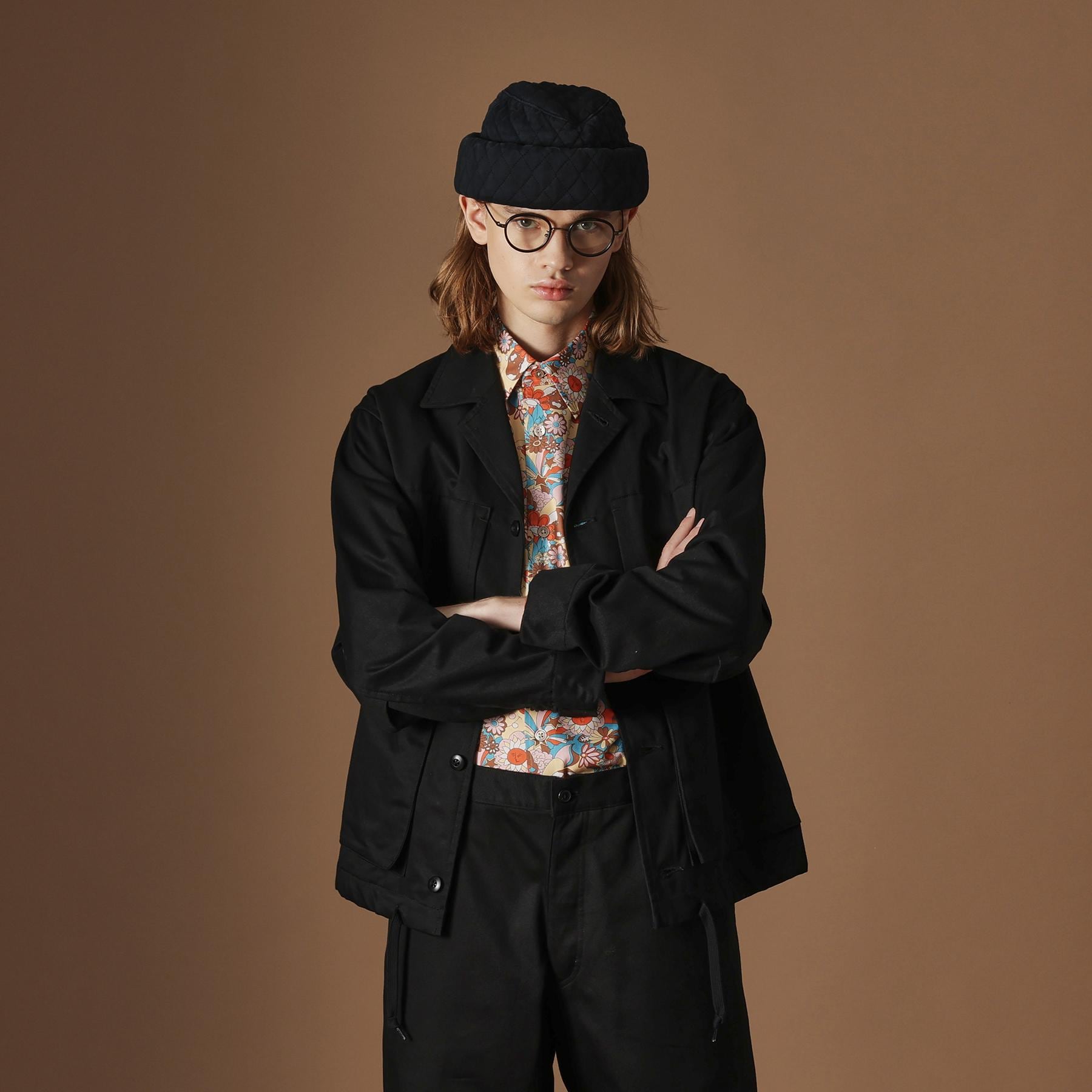 フォーティーカラッツアンドゴーニーゴ 40CARATS&525 【Sサイズ~】4パッチポケットコーチジャケット (ブラック(019)) ブラック(019)