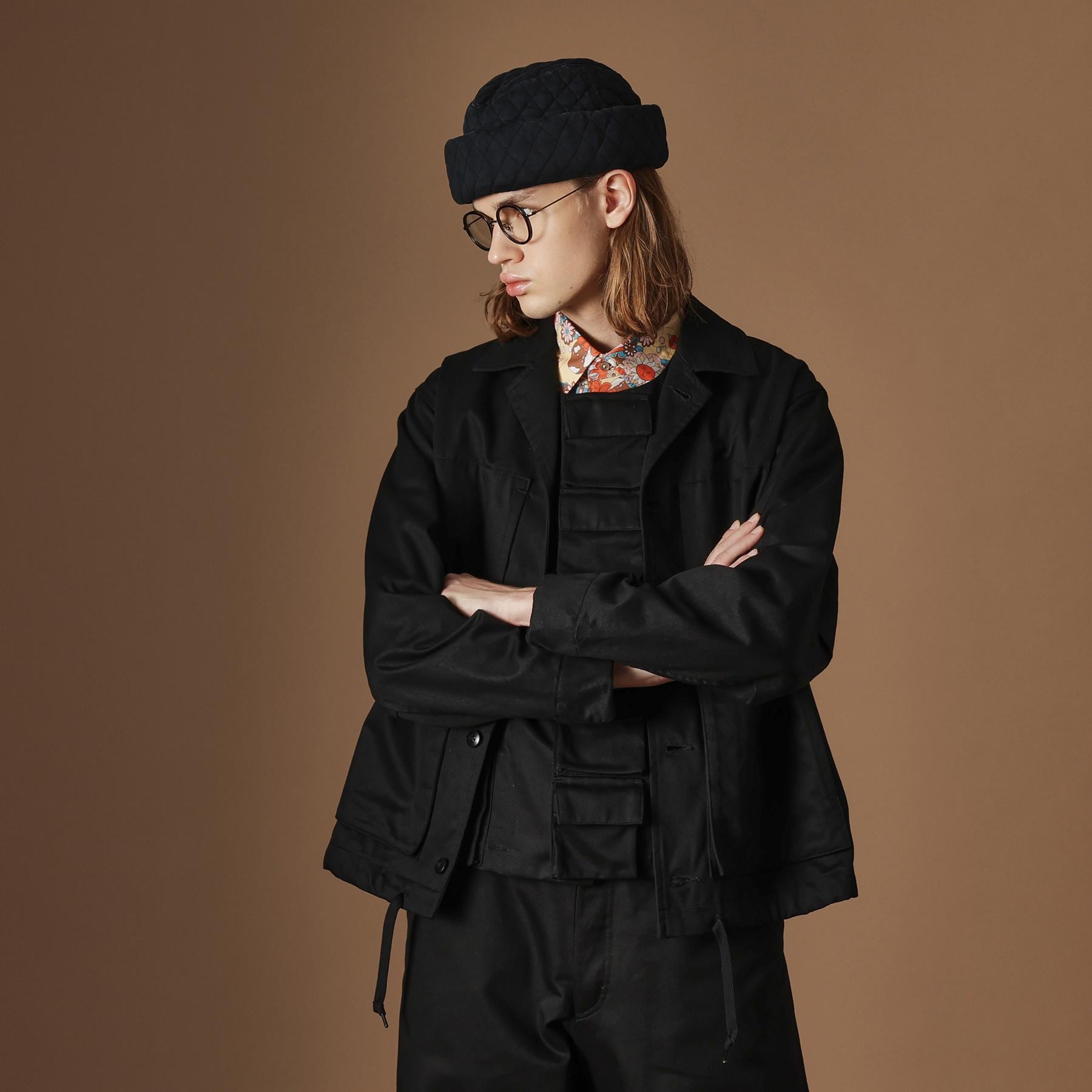 フォーティーカラッツアンドゴーニーゴ 40CARATS&525 【Sサイズ~】4パッチポケットコーチジャケット (ブラック(019)) ブラック(019)