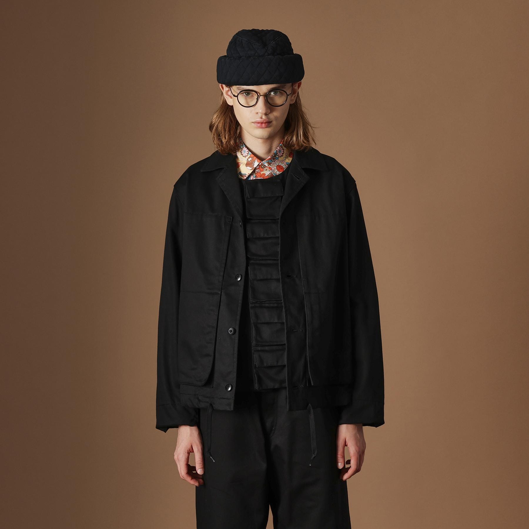 フォーティーカラッツアンドゴーニーゴ 40CARATS&525 【Sサイズ~】4パッチポケットコーチジャケット (ブラック(019)) ブラック(019)