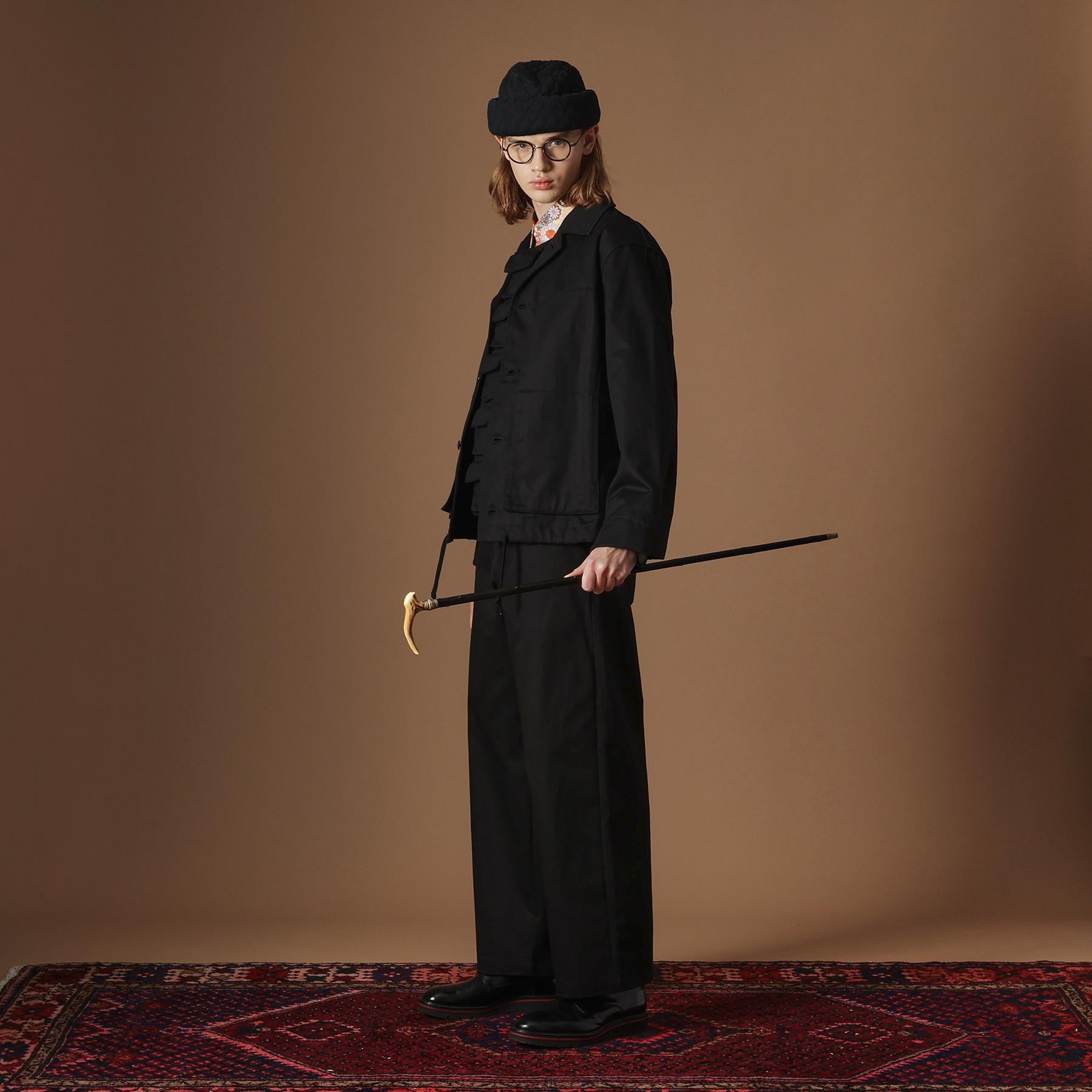 フォーティーカラッツアンドゴーニーゴ 40CARATS&525 【Sサイズ~】4パッチポケットコーチジャケット (ブラック(019)) ブラック(019)