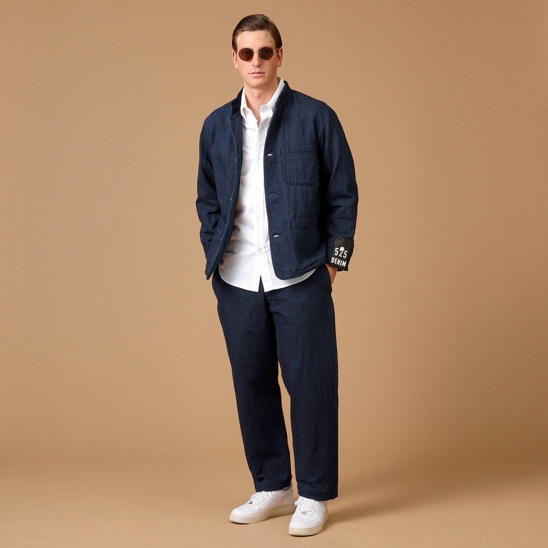 フォーティーカラッツアンドゴーニーゴ 40CARATS&525 【Sサイズ~】525DENIM 2重織パンツ (ネイビー(093)) ネイビー(093)