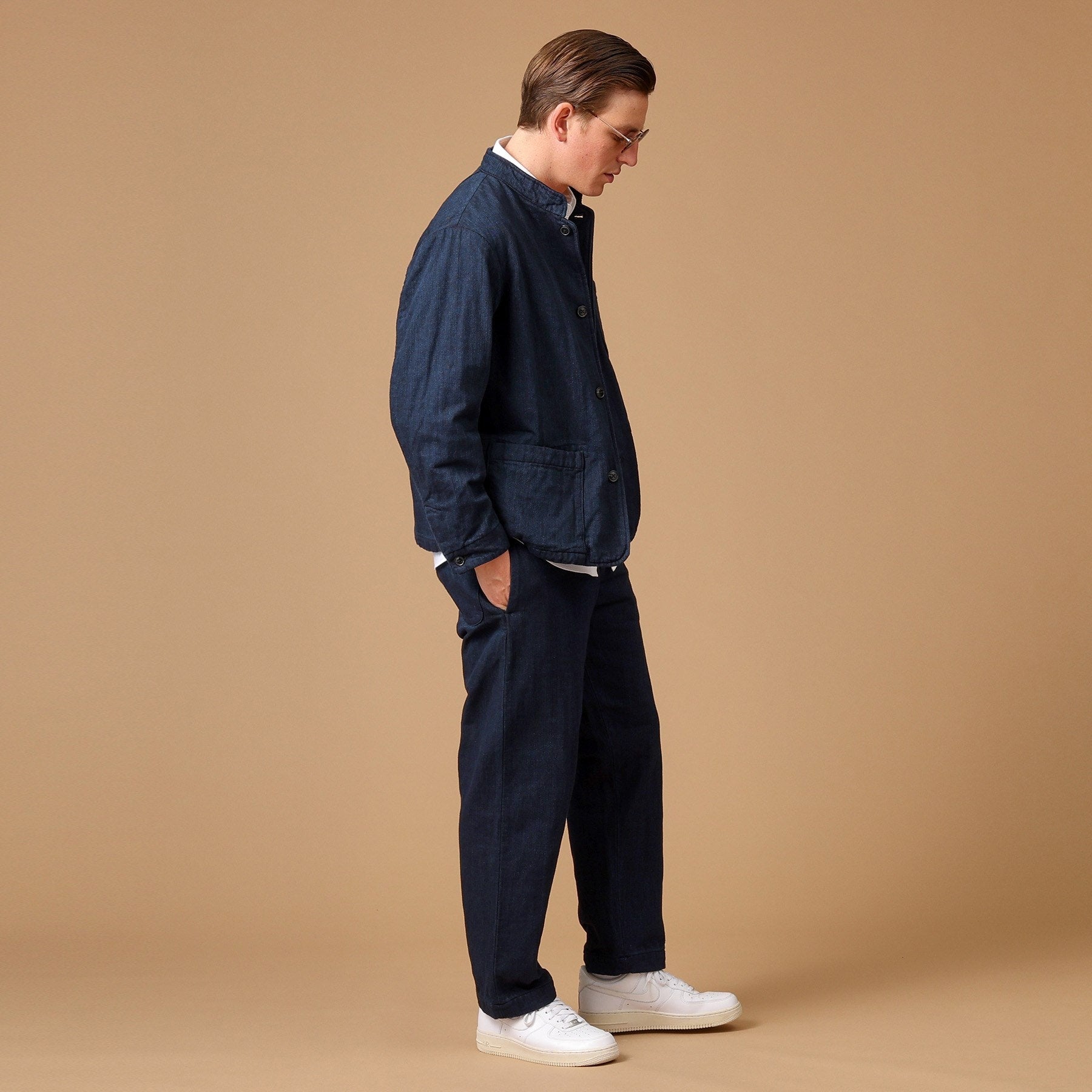 フォーティーカラッツアンドゴーニーゴ 40CARATS&525 【Sサイズ~】525DENIM 2重織パンツ (ネイビー(093)) ネイビー(093)