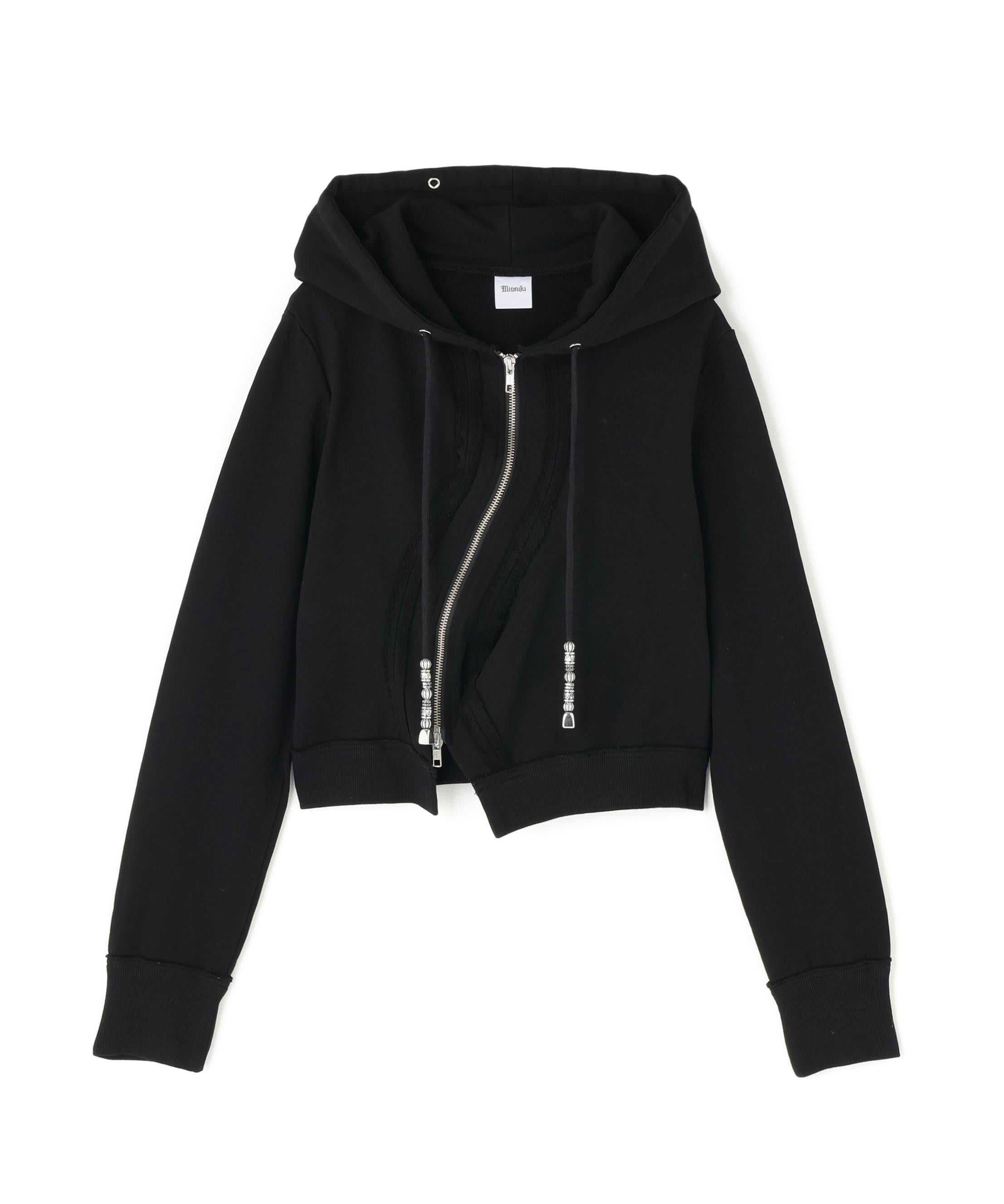 MITSUKI/ミツキ/WAVE ZIP PARKA ブラック