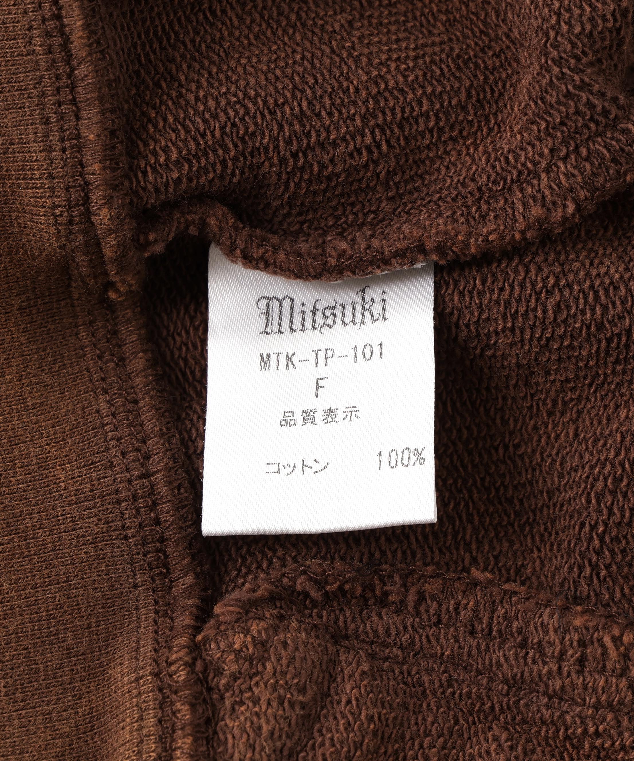 MITSUKI/ミツキ/EYELET HOODIE キャメル6