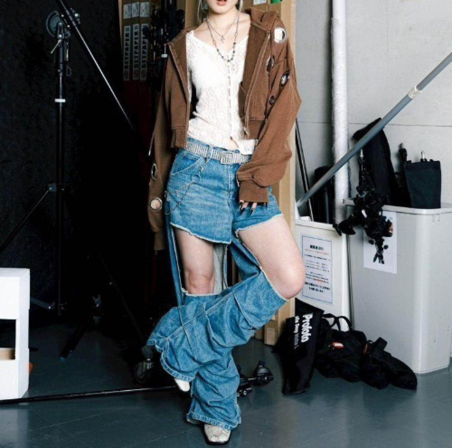 MITSUKI/ミツキ/EYELET HOODIE キャメル6