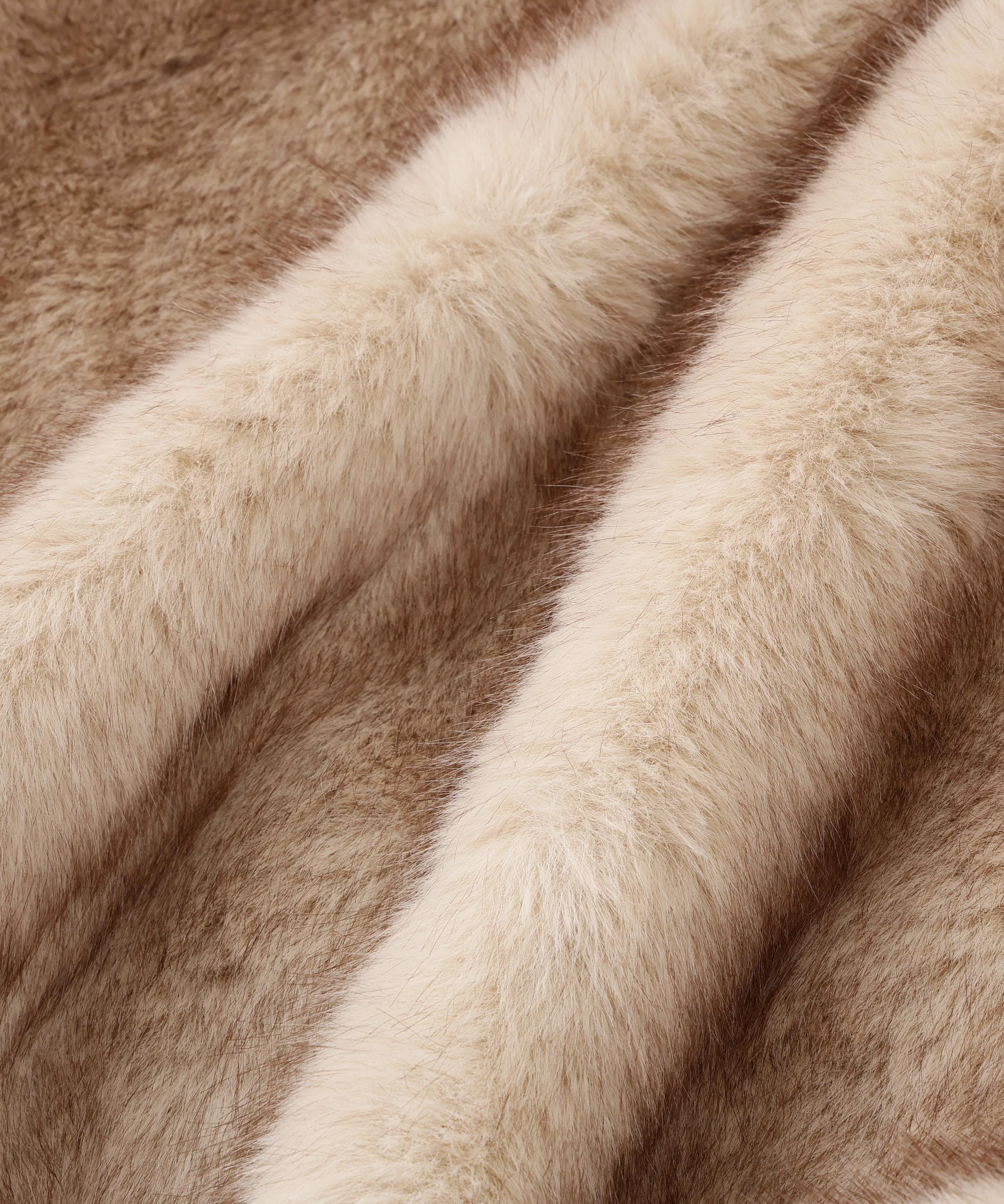 MITSUKI/ミツキ/REVERSIBLE FUR BLOUSON カーキ