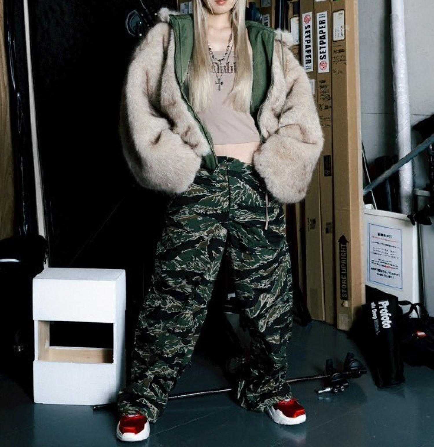 MITSUKI/ミツキ/REVERSIBLE FUR BLOUSON カーキ