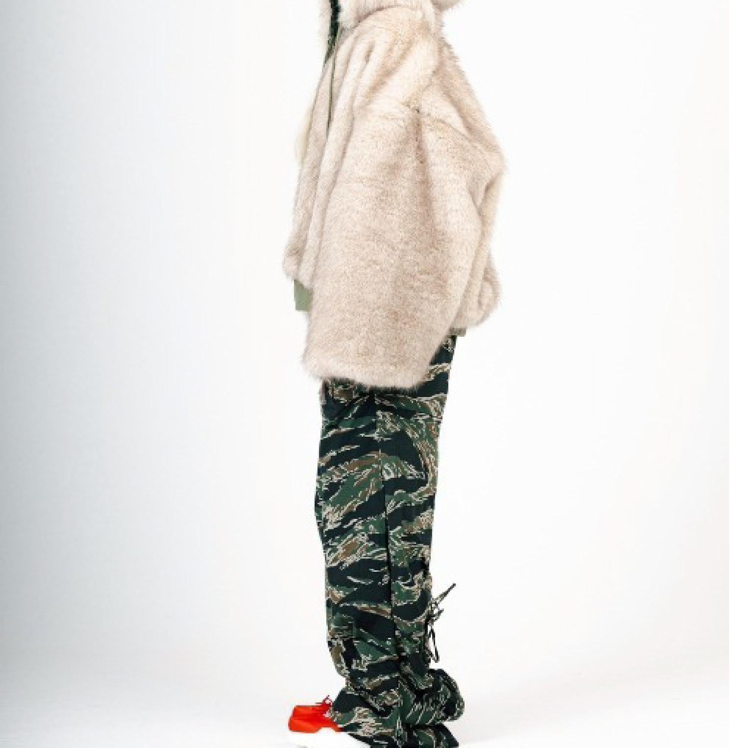 MITSUKI/ミツキ/REVERSIBLE FUR BLOUSON カーキ