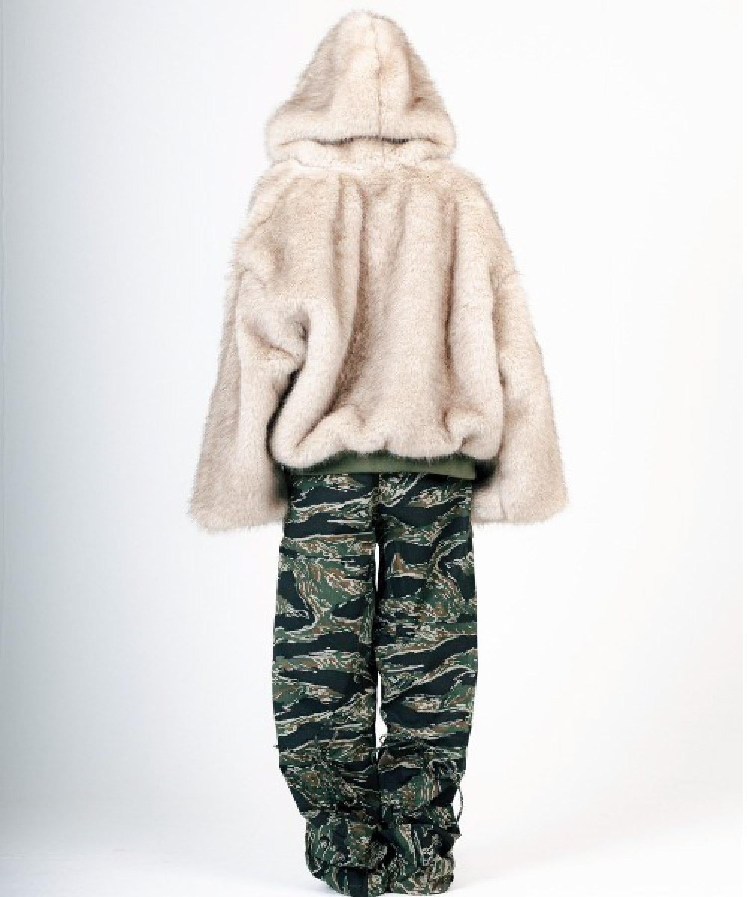 MITSUKI/ミツキ/REVERSIBLE FUR BLOUSON カーキ