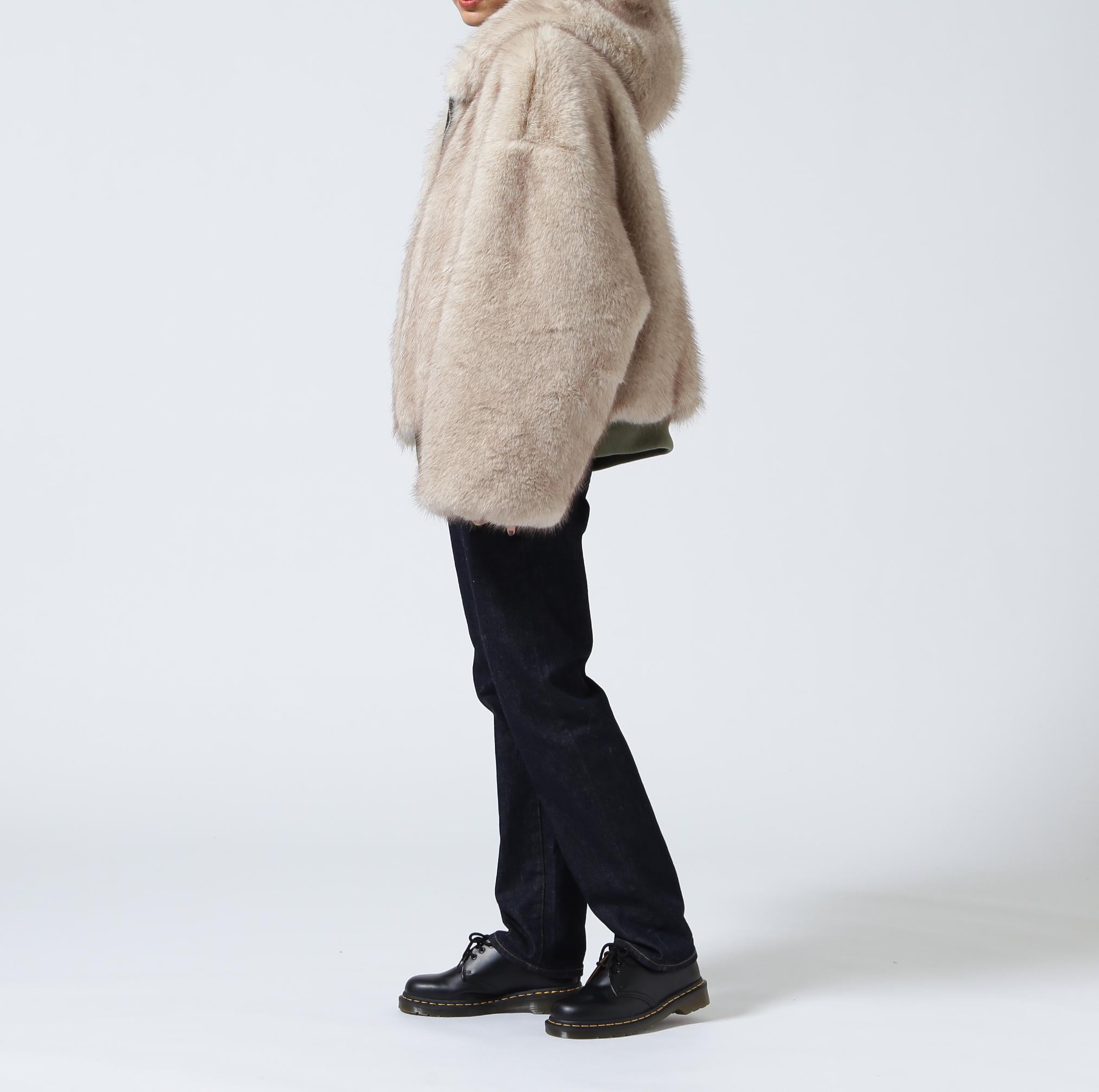 MITSUKI/ミツキ/REVERSIBLE FUR BLOUSON カーキ