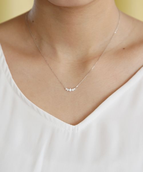 ヨンドシー 4℃ K10白金項鍊