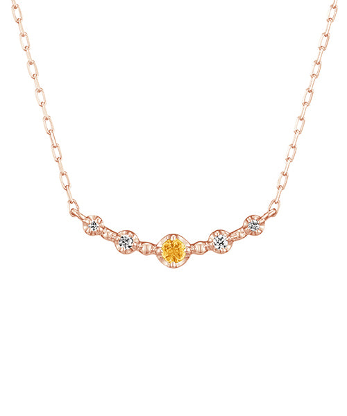 ヨンドシー 4℃ 【11月誕生石】K10ピンクゴールド ネックレス