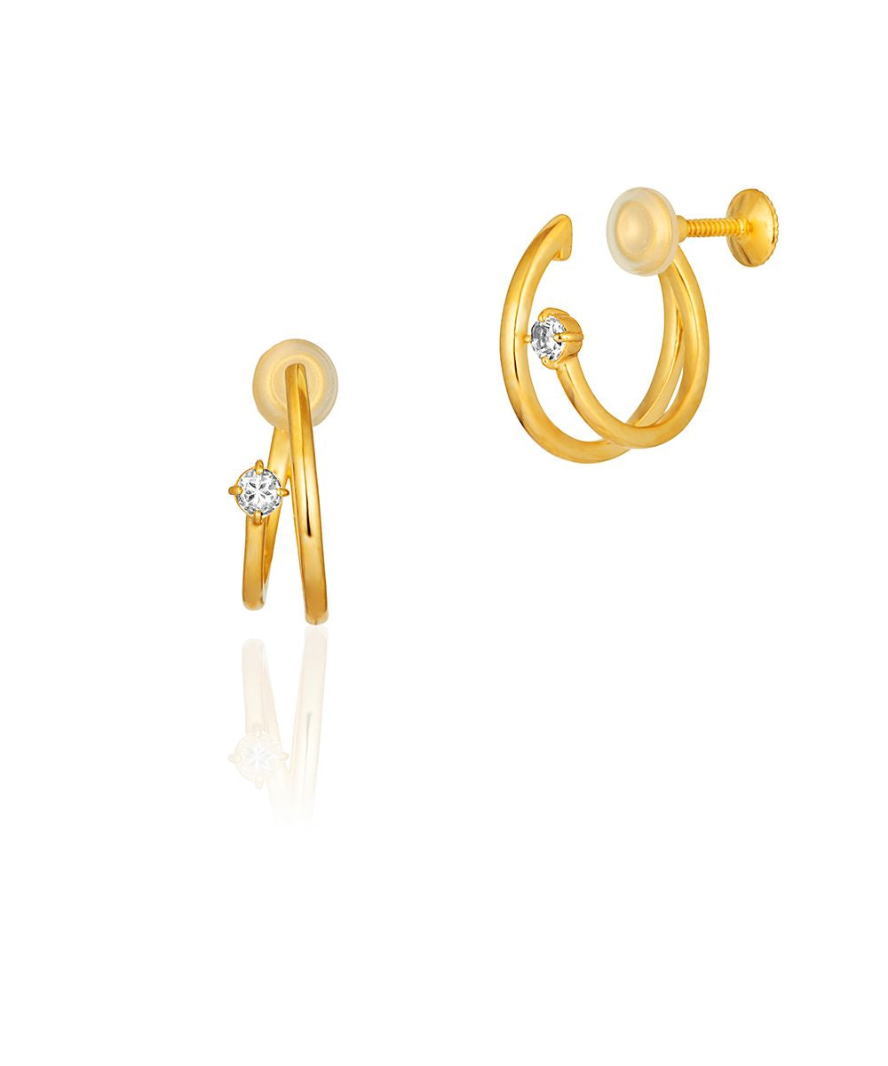 ヨンドシー 4℃ シルバー イヤリング