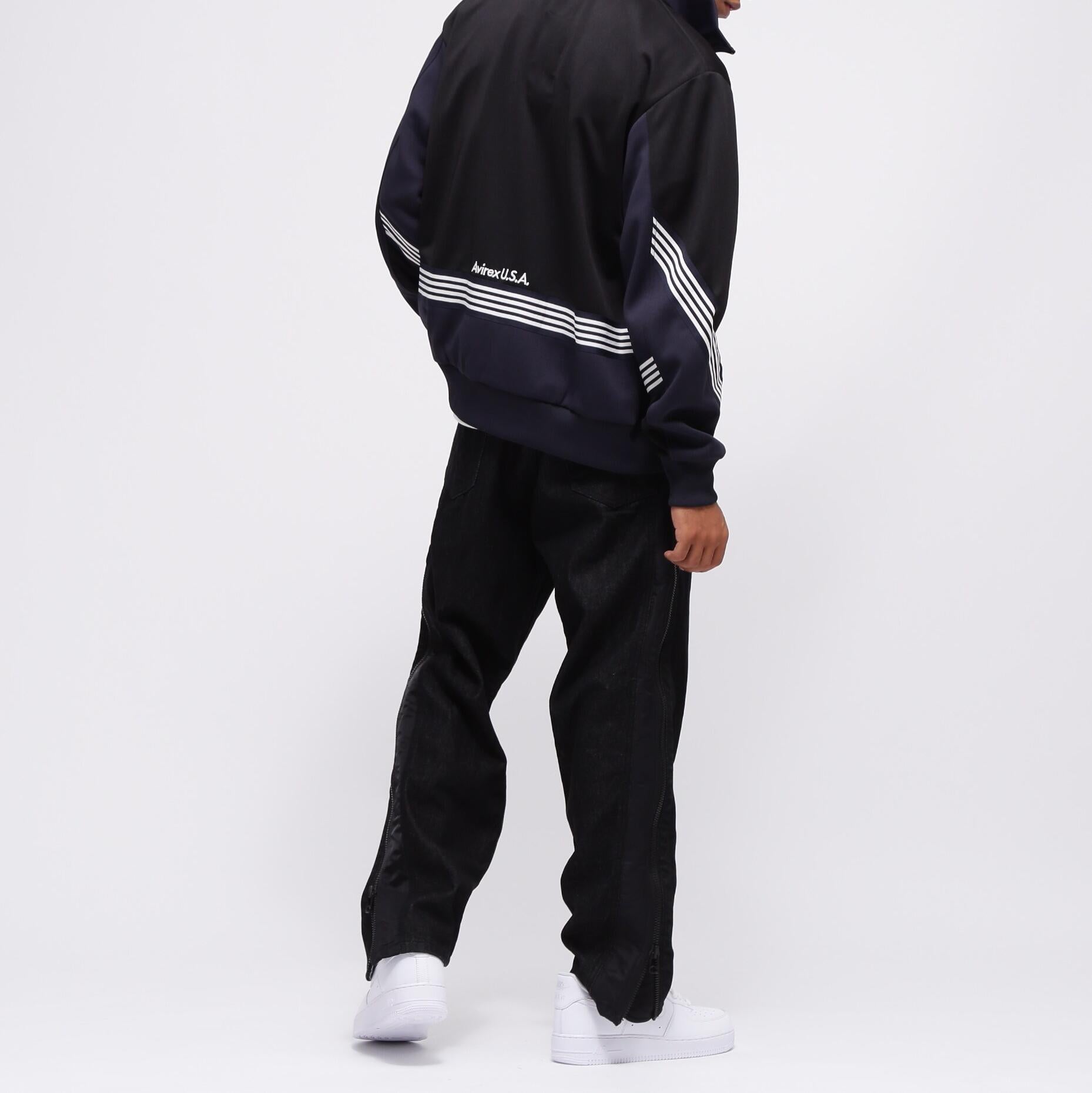 《C>OSSOVE>》T>ACK JACKET / トラック ジャケット クロスオーバー / AVI>EX / アヴィレックス ブラック