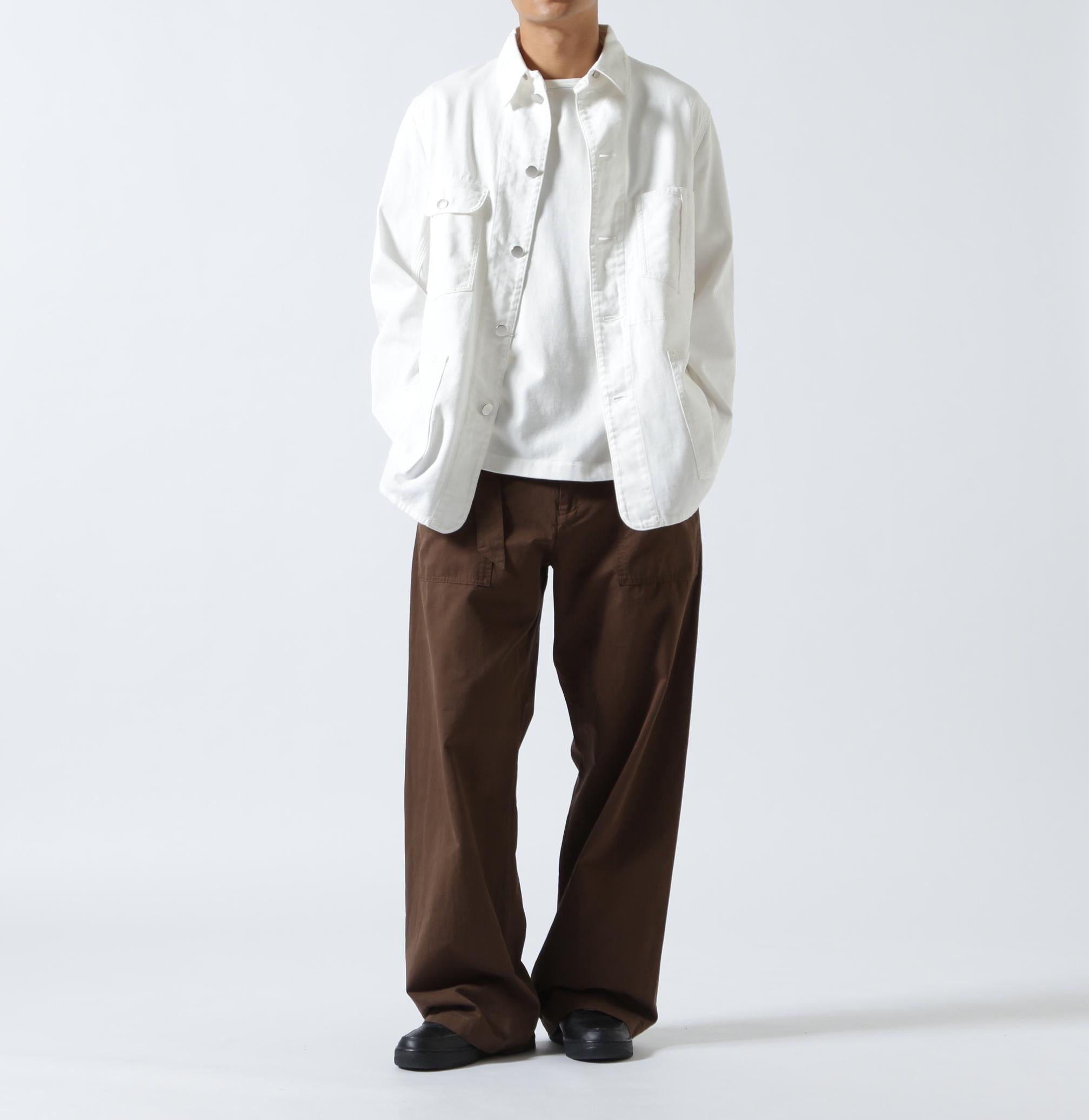 FOUNDOUR/ファウンダ/WORK JACKET ホワイト