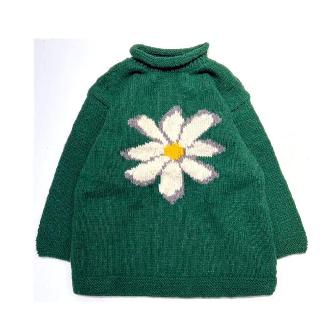 MacMahon Knitting Mills ロールネック フラワーニット MacMahon Knitting Mills◇Roll Neck Knit-Flower/ロールネックニット