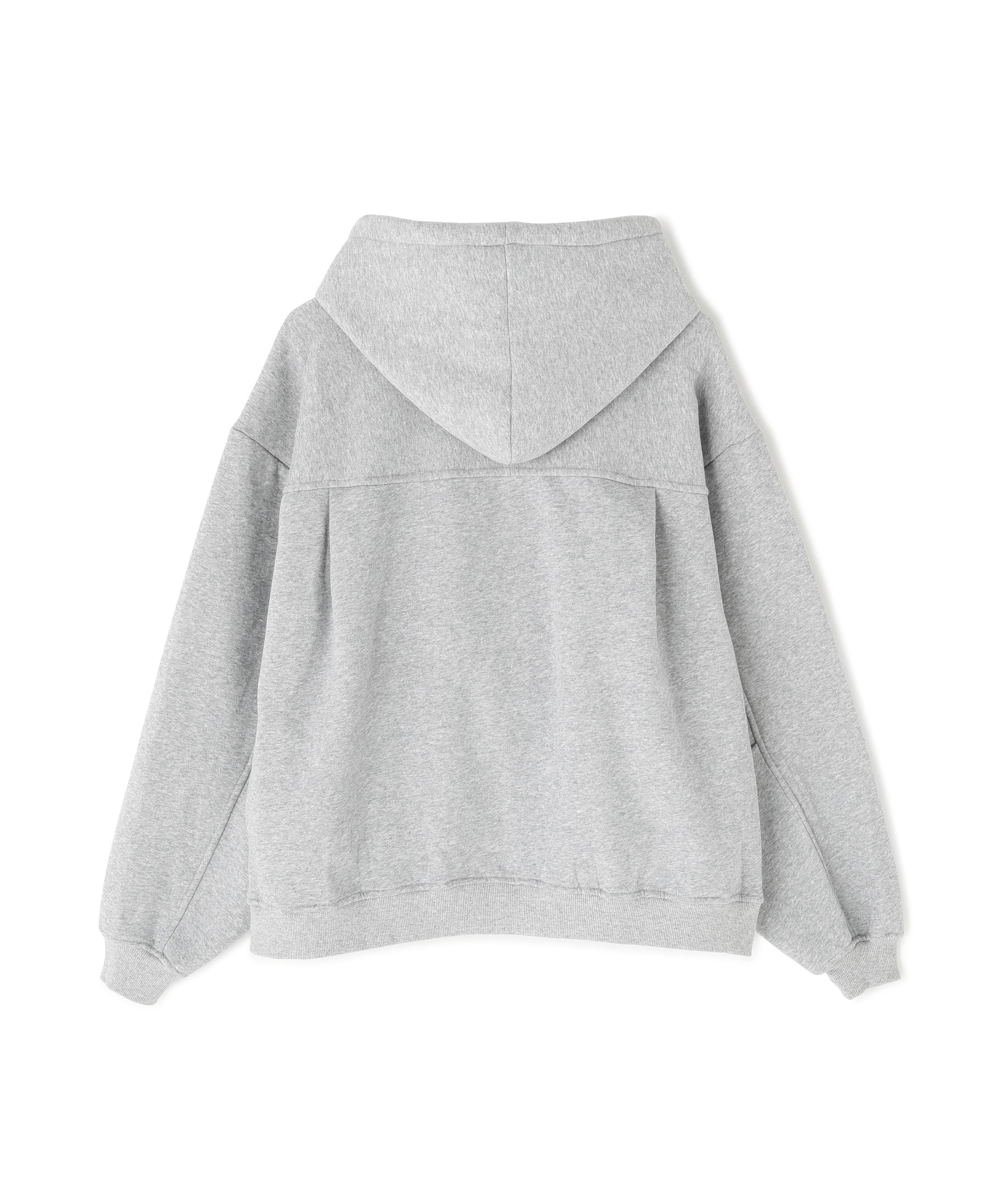 DankeSchon/ダンケシェーン/CVC ZIP HOODIE グレー