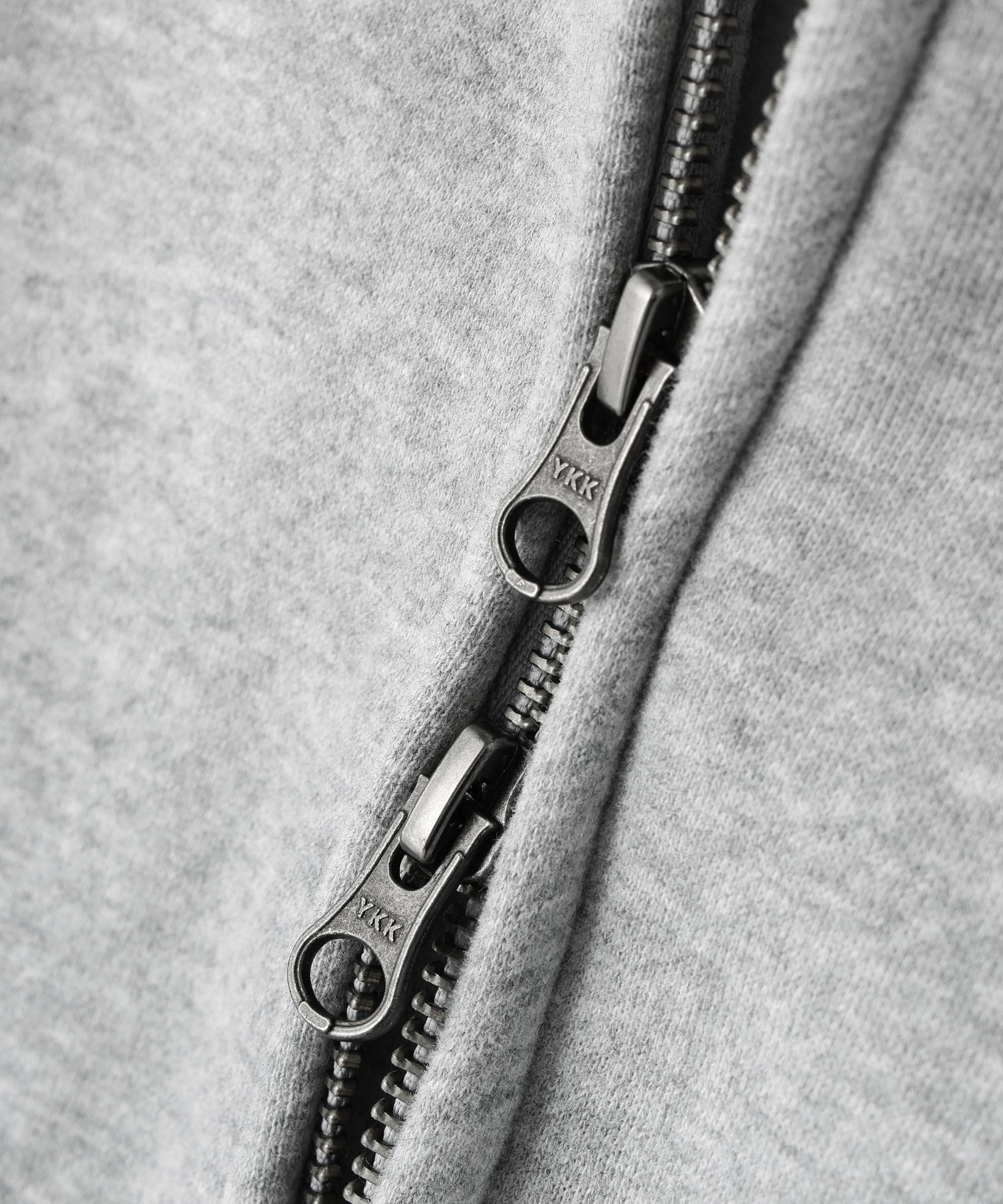 DankeSchon/ダンケシェーン/CVC ZIP HOODIE グレー