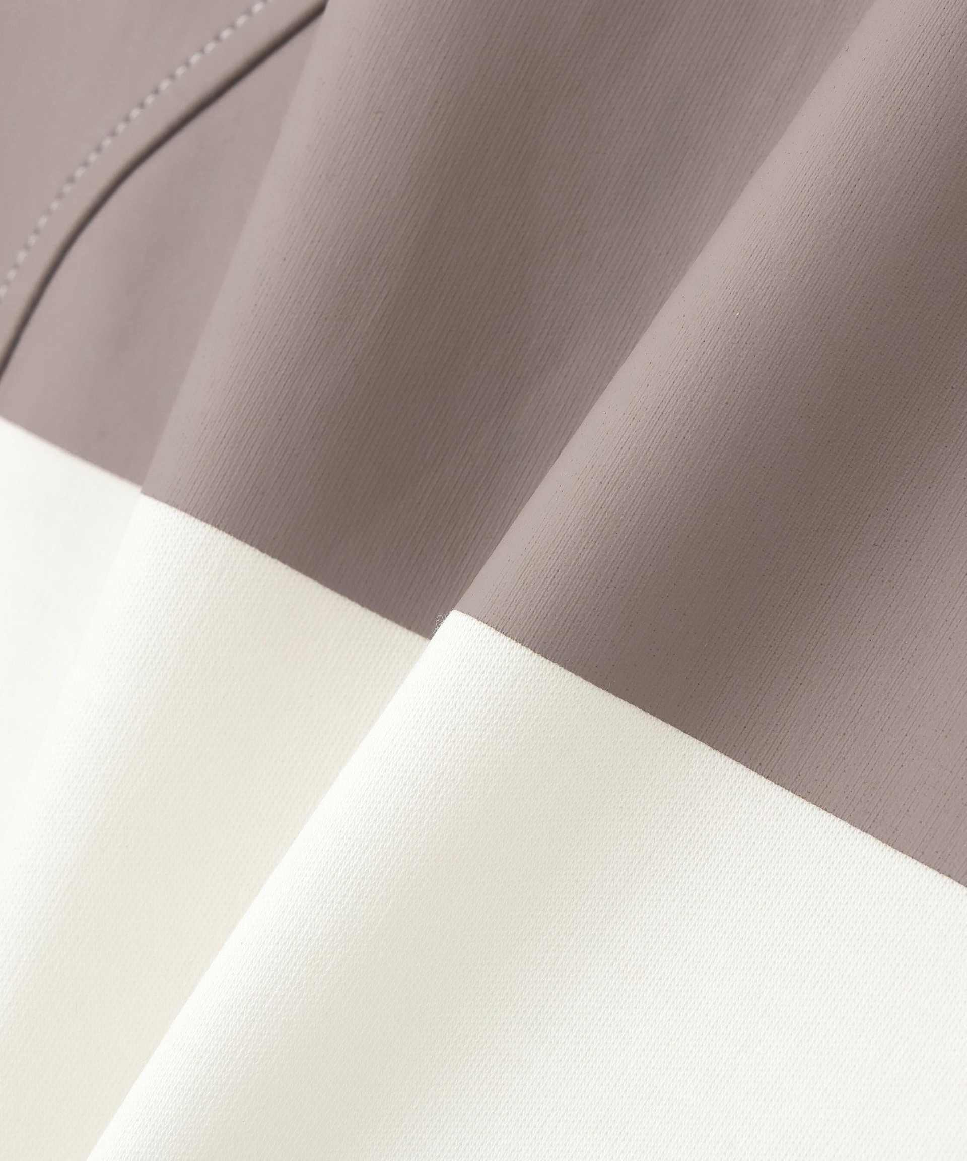 Maison ULA/メゾン ウラ/切り替えプリントTシャツ ホワイト