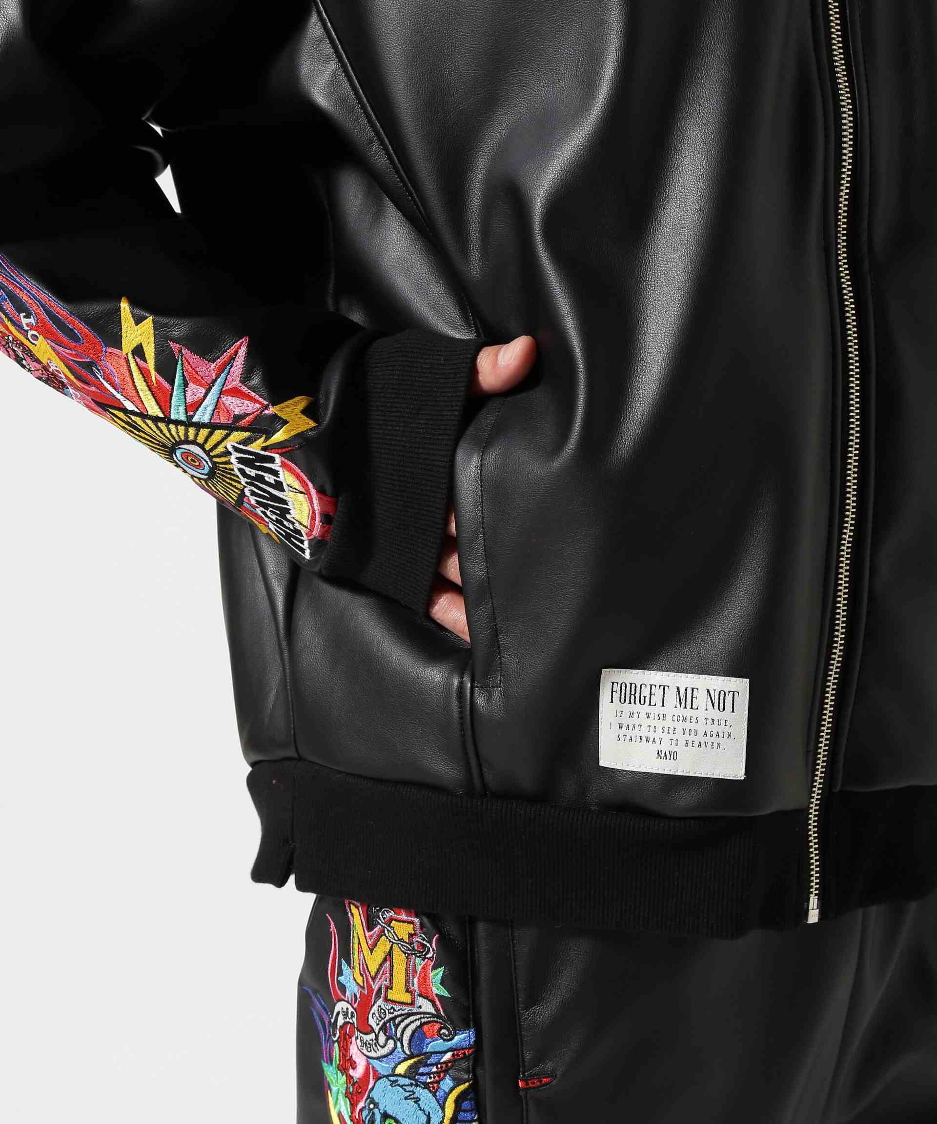 MAYO/メイヨー/別注PU T>ACK JACKET ブラック