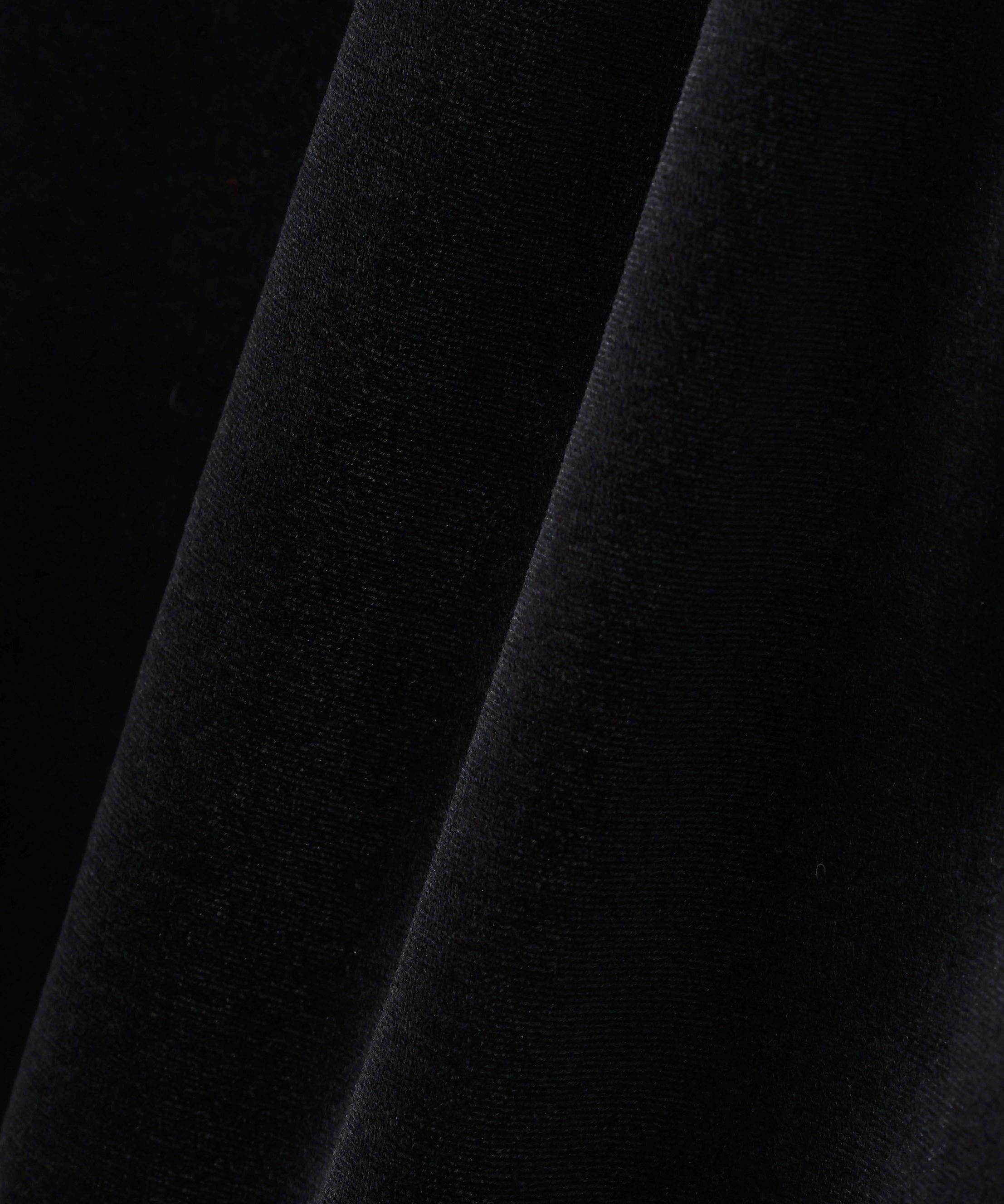 ベロアイージーパンツ ブラック