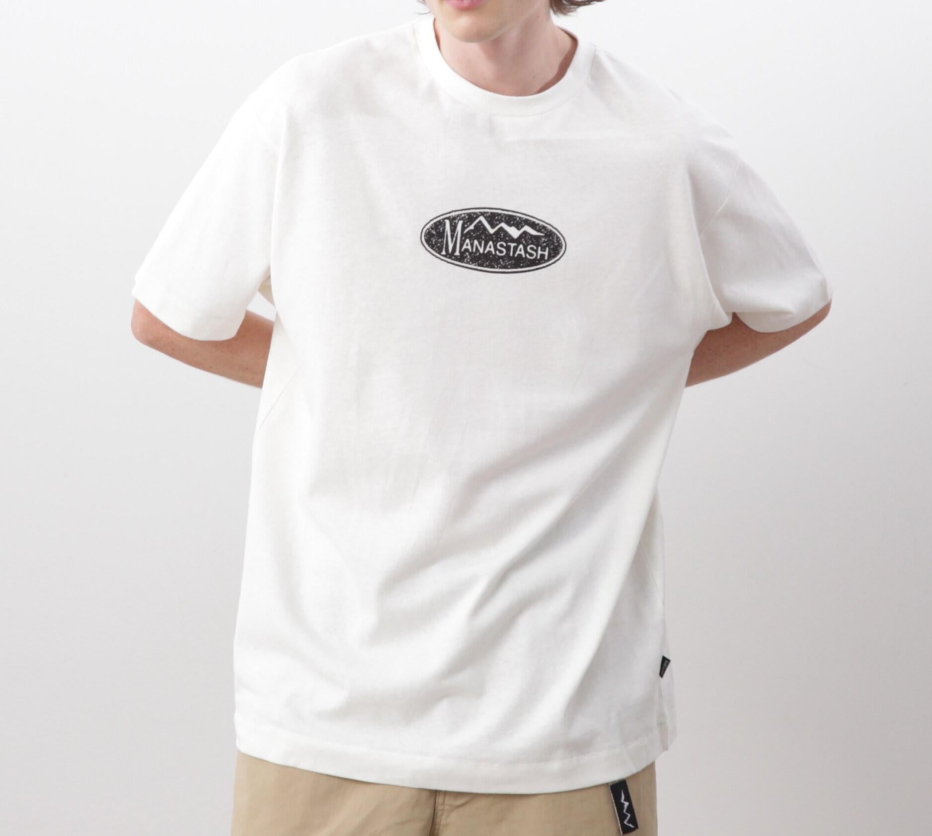 MANASTASH/マナスタッシュ/HEMP TEE JUMRLE ホワイト