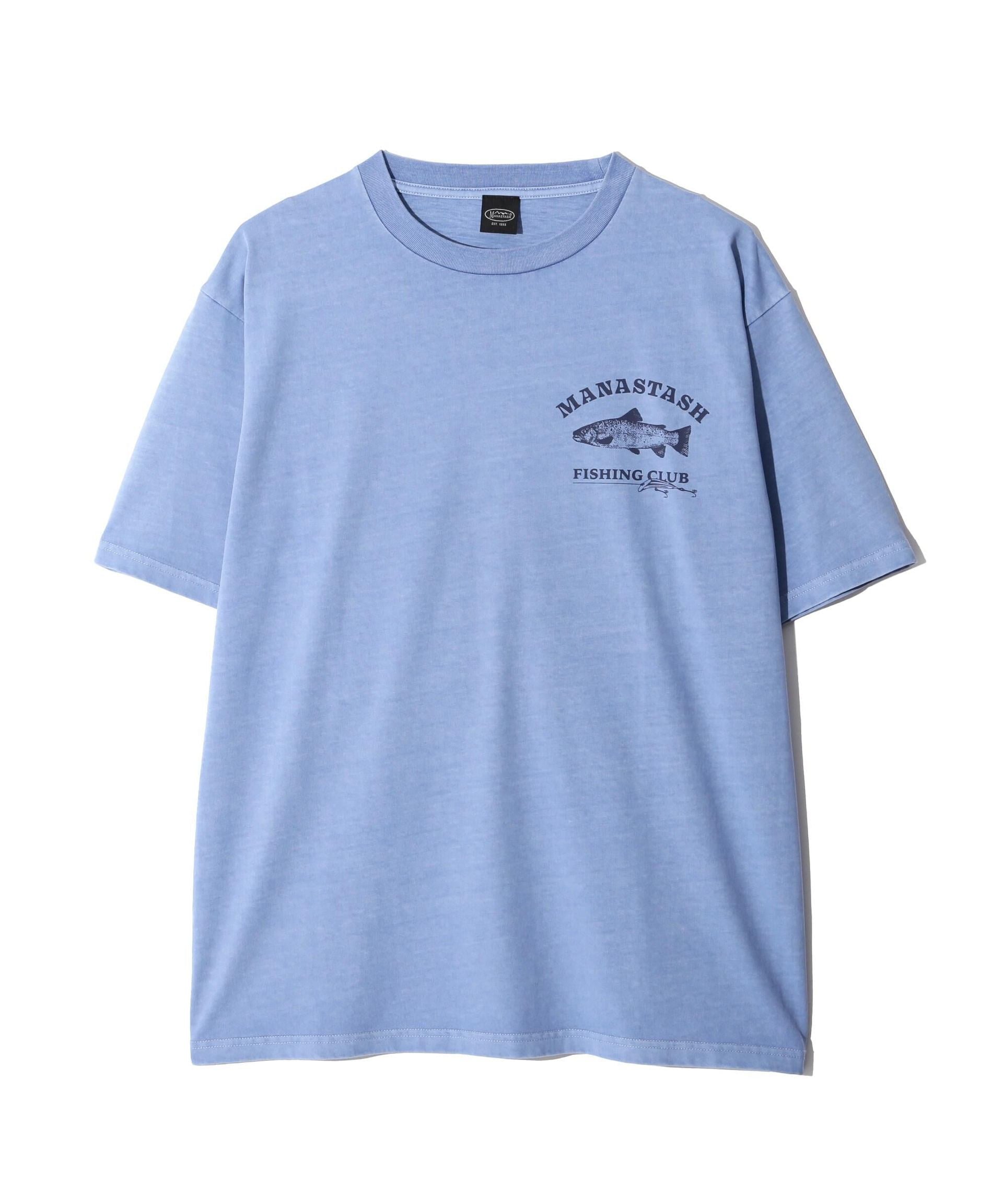 MANASTASH/マナスタッシュ/PUMICE TEE LU>E ブルー