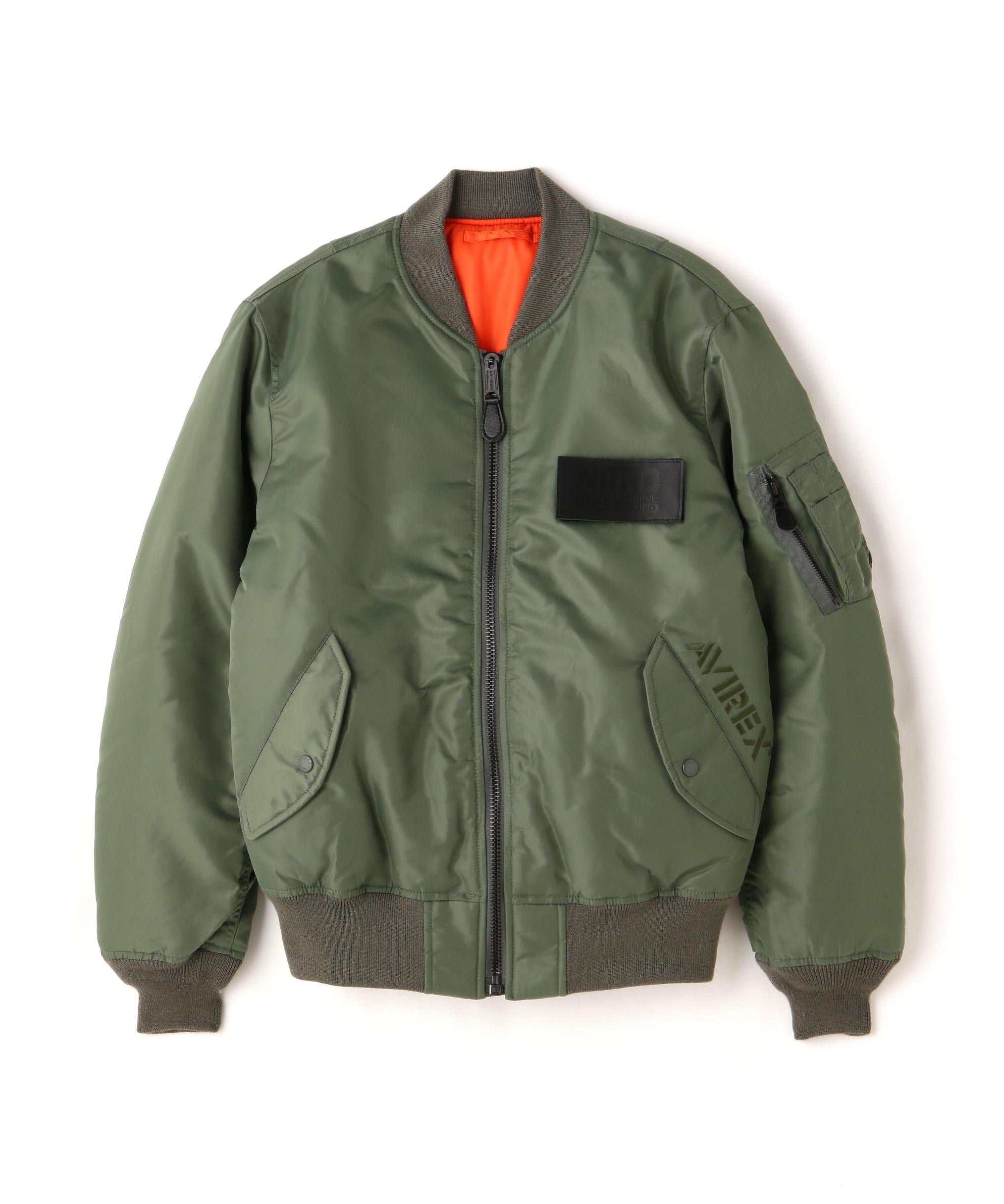 美品AVIREX x NMU MA-1 AVIREX×NMU EMBROIDERY MA-1 / Embroidery MA-1 / AVIREX / Avirex