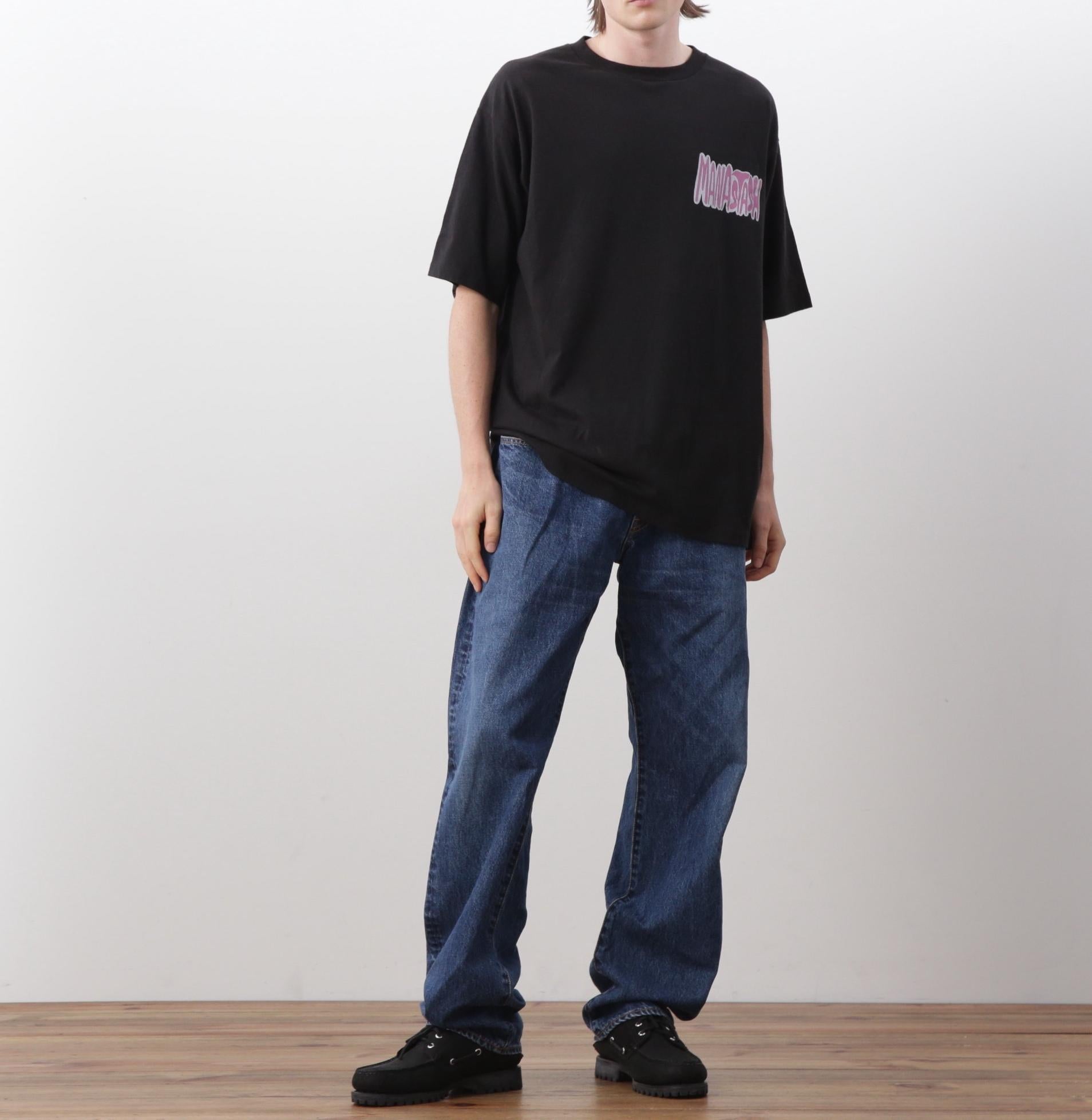 MANASTASH/マナスタッシュ/RE:CTN L/S TEE DT SEATTLE ブラック
