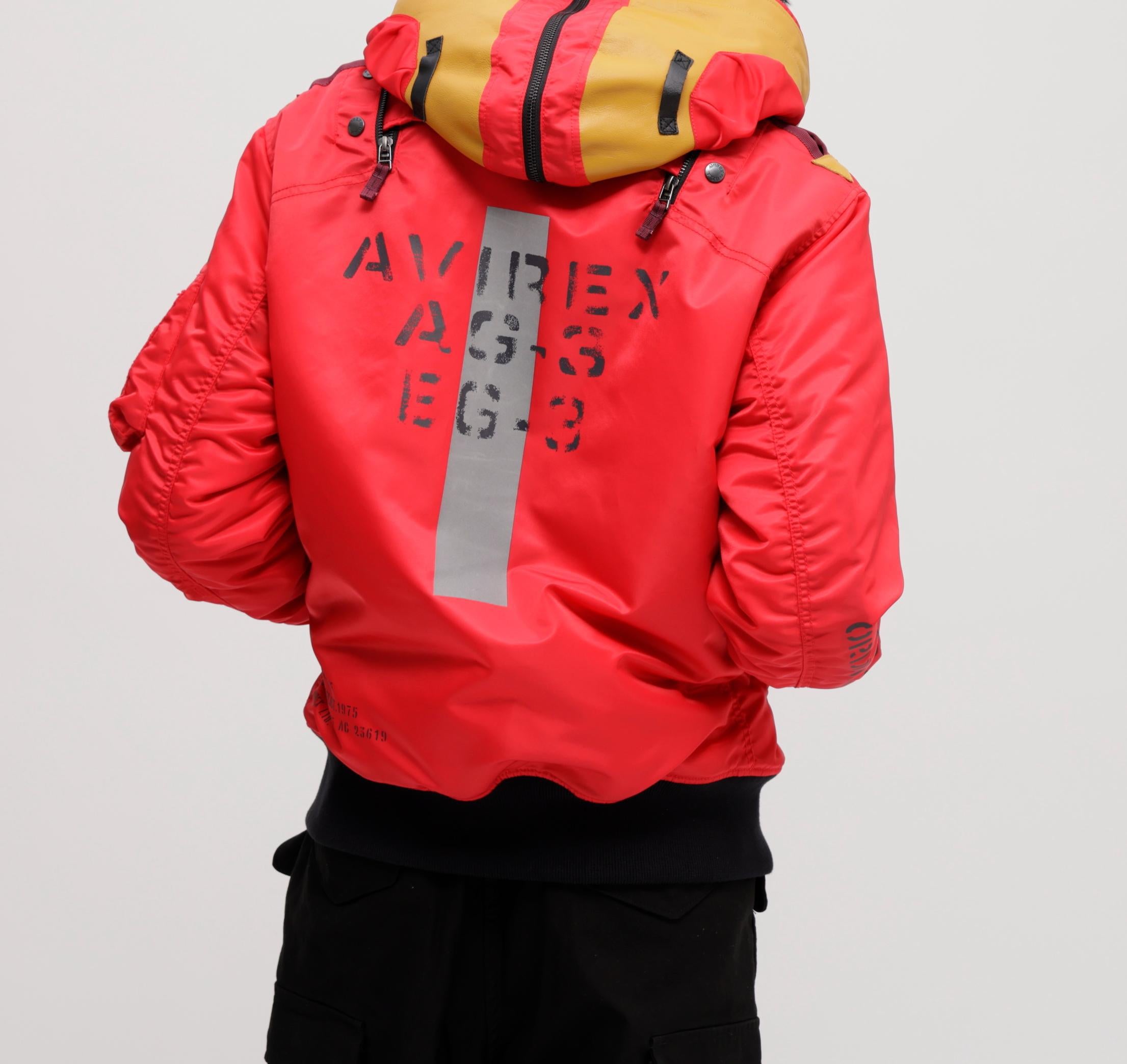 《WEB&DEPOT限定》MA-1 REMODEL MARK2/MA-1 リモデル マーク2/AVIREX/アヴィレックス レッド