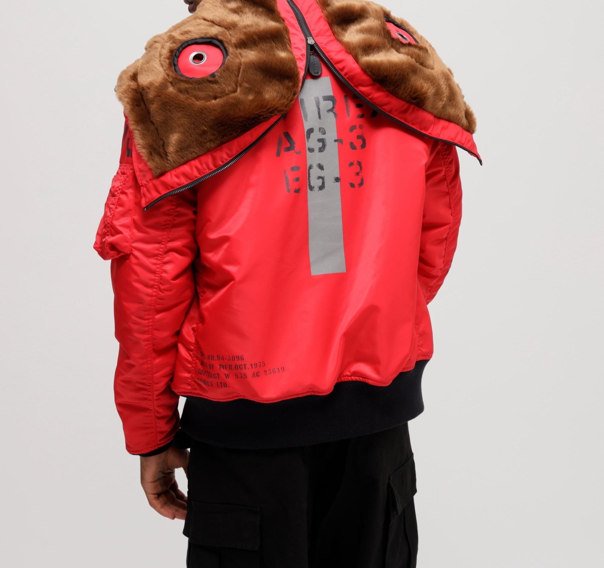 《WEB&DEPOT限定》MA-1 REMODEL MARK2/MA-1 リモデル マーク2/AVIREX/アヴィレックス レッド