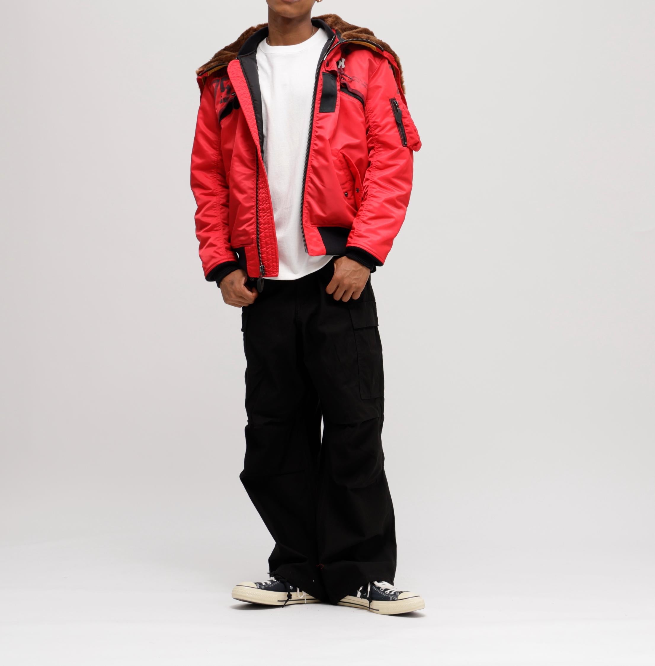 《WEB&DEPOT限定》MA-1 REMODEL MARK2/MA-1 リモデル マーク2/AVIREX/アヴィレックス レッド