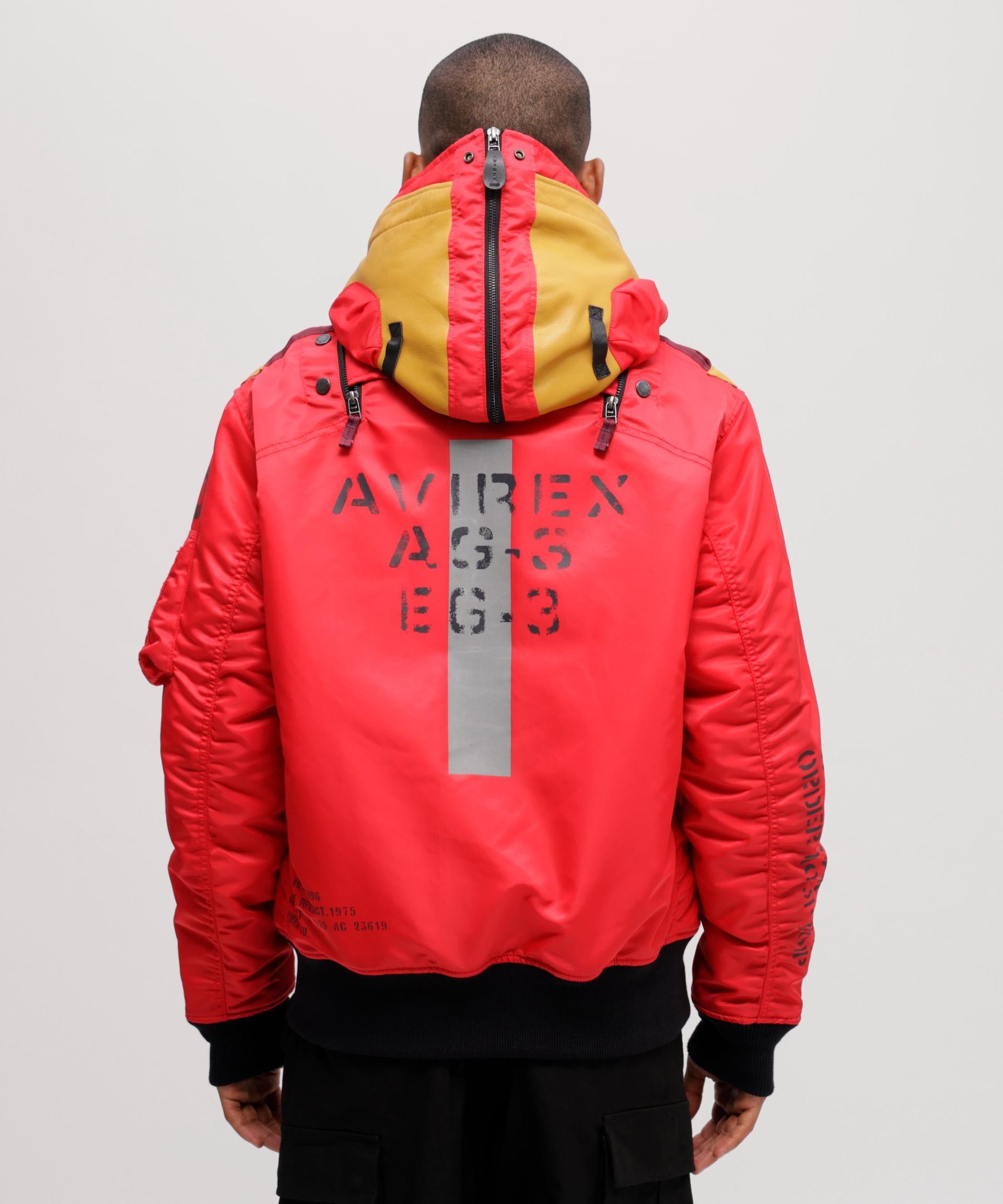 《WEB&DEPOT限定》MA-1 REMODEL MARK2/MA-1 リモデル マーク2/AVIREX/アヴィレックス レッド