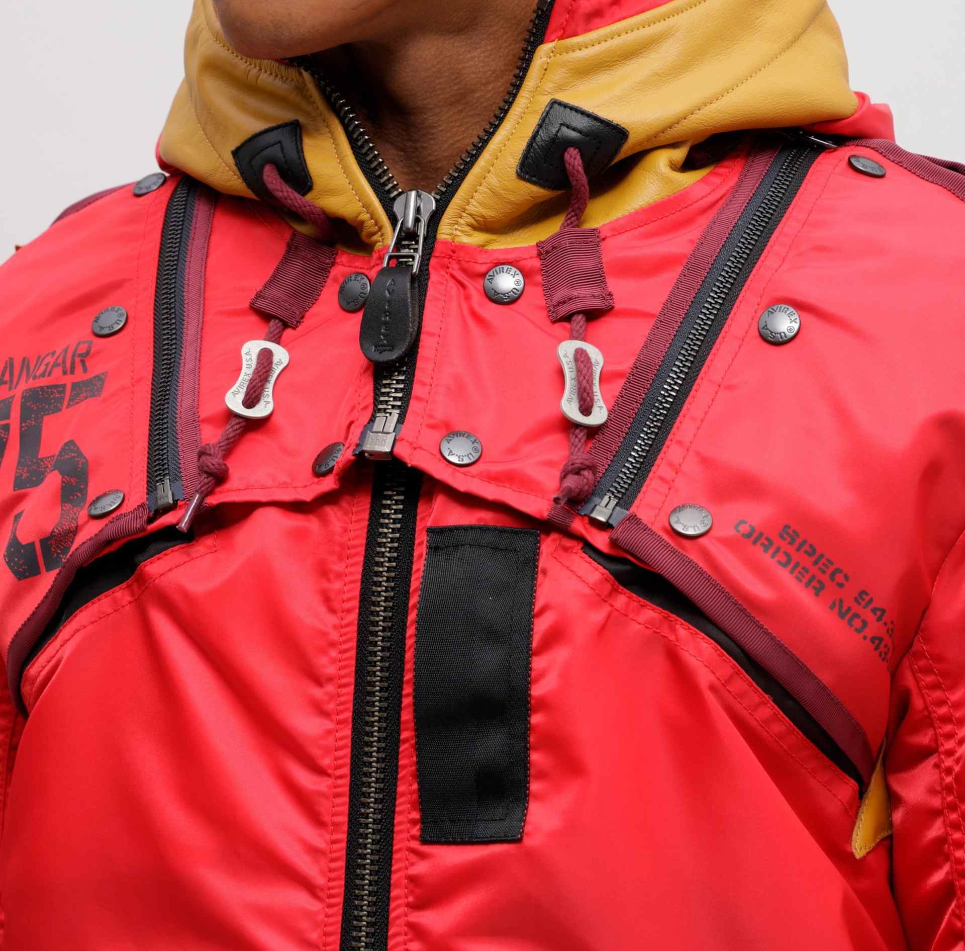 《WEB&DEPOT限定》MA-1 REMODEL MARK2/MA-1 リモデル マーク2/AVIREX/アヴィレックス レッド