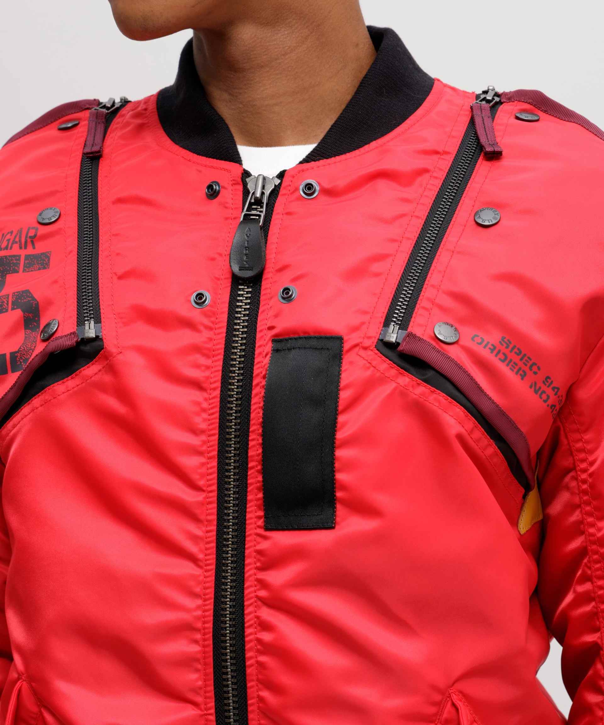 《WEB&DEPOT限定》MA-1 REMODEL MARK2/MA-1 リモデル マーク2/AVIREX/アヴィレックス レッド