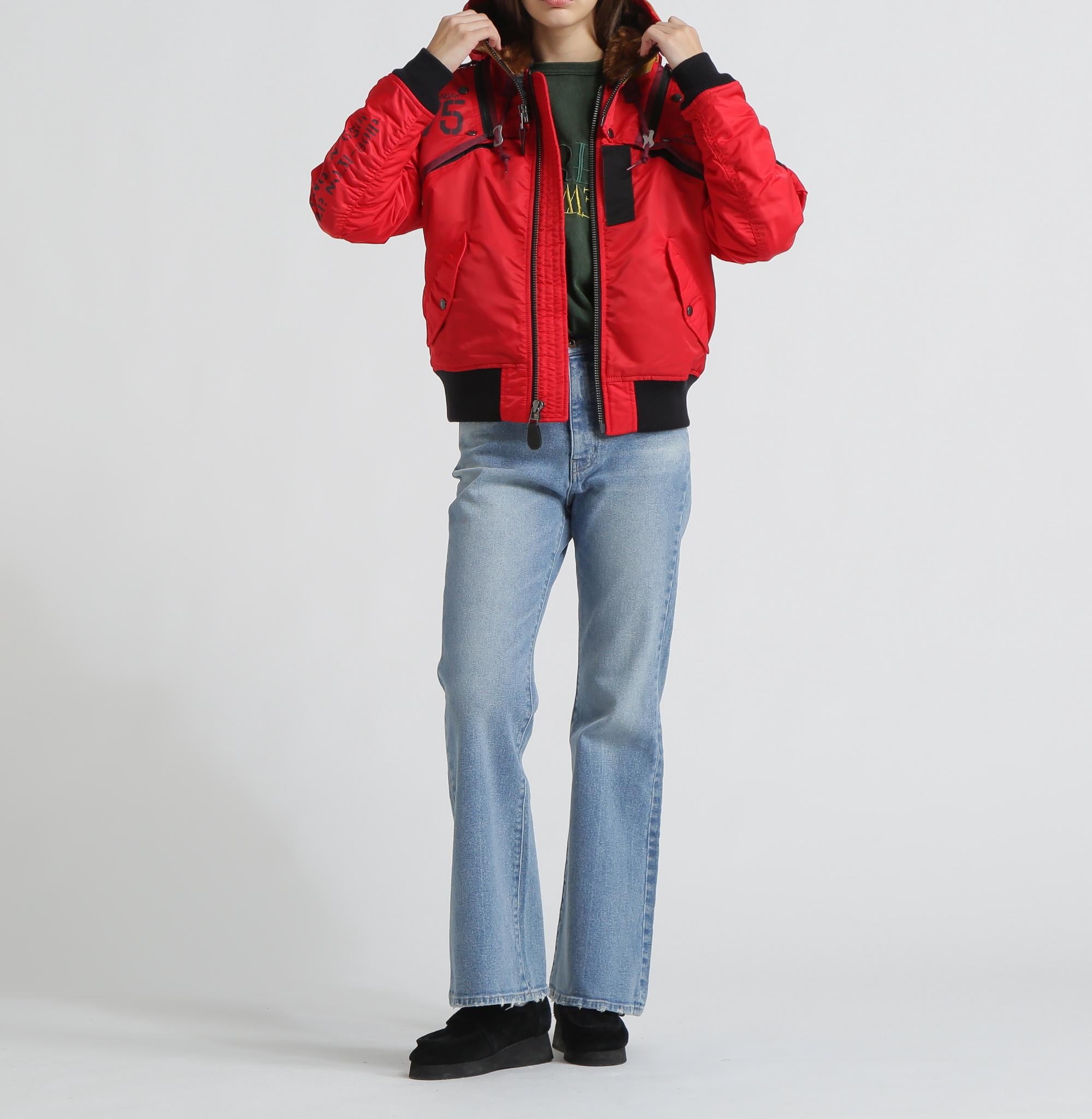 《WEB&DEPOT限定》MA-1 REMODEL MARK2/MA-1 リモデル マーク2/AVIREX/アヴィレックス レッド