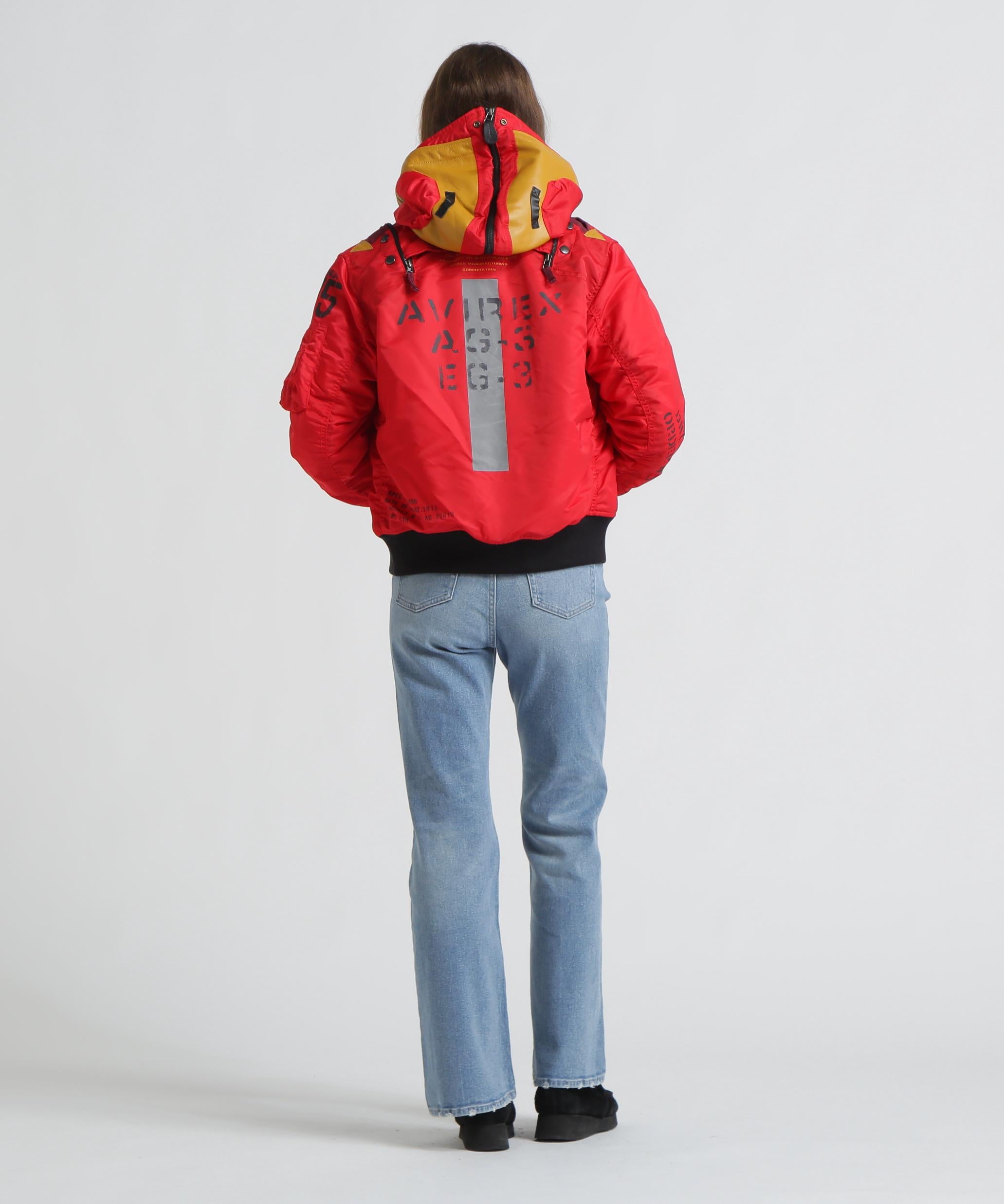 《WEB&DEPOT限定》MA-1 REMODEL MARK2/MA-1 リモデル マーク2/AVIREX/アヴィレックス レッド