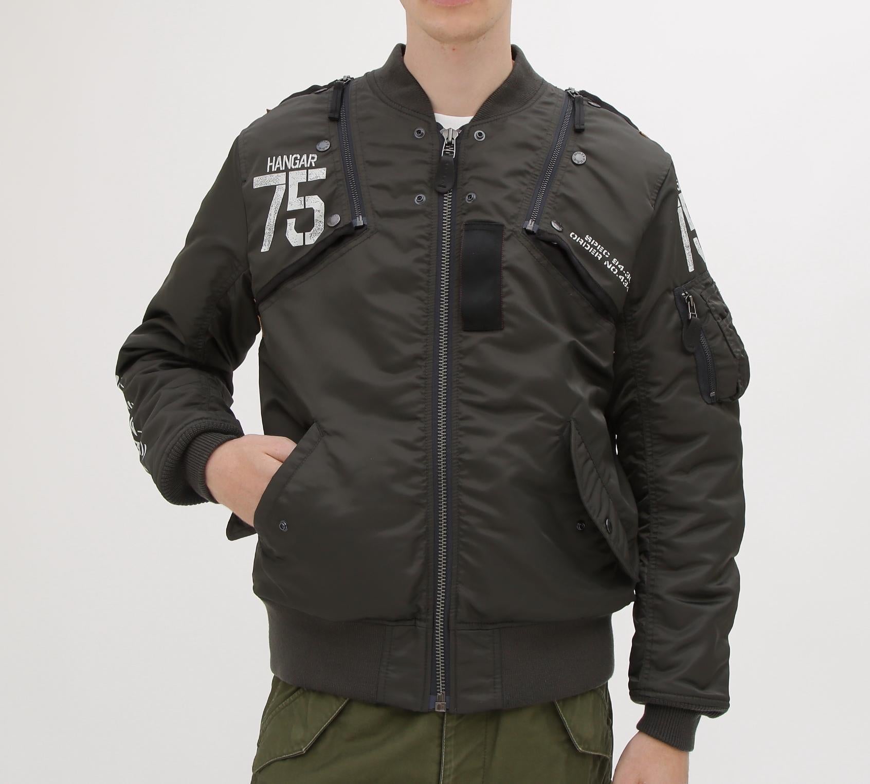 《WEB&DEPOT限定》MA-1 REMODEL チャコール