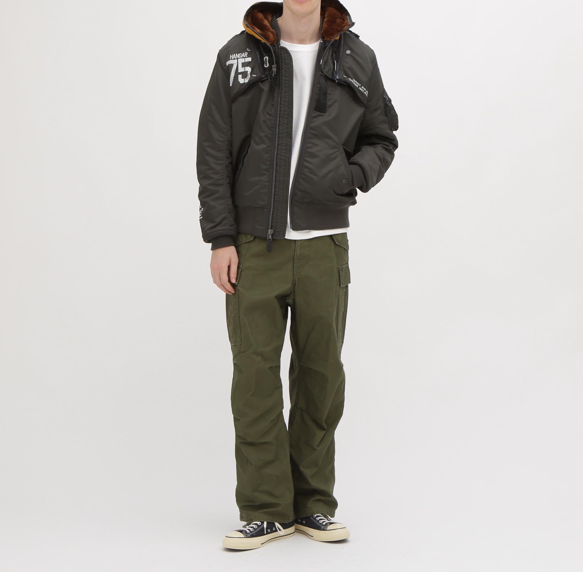 《WEB&DEPOT限定》MA-1 REMODEL チャコール