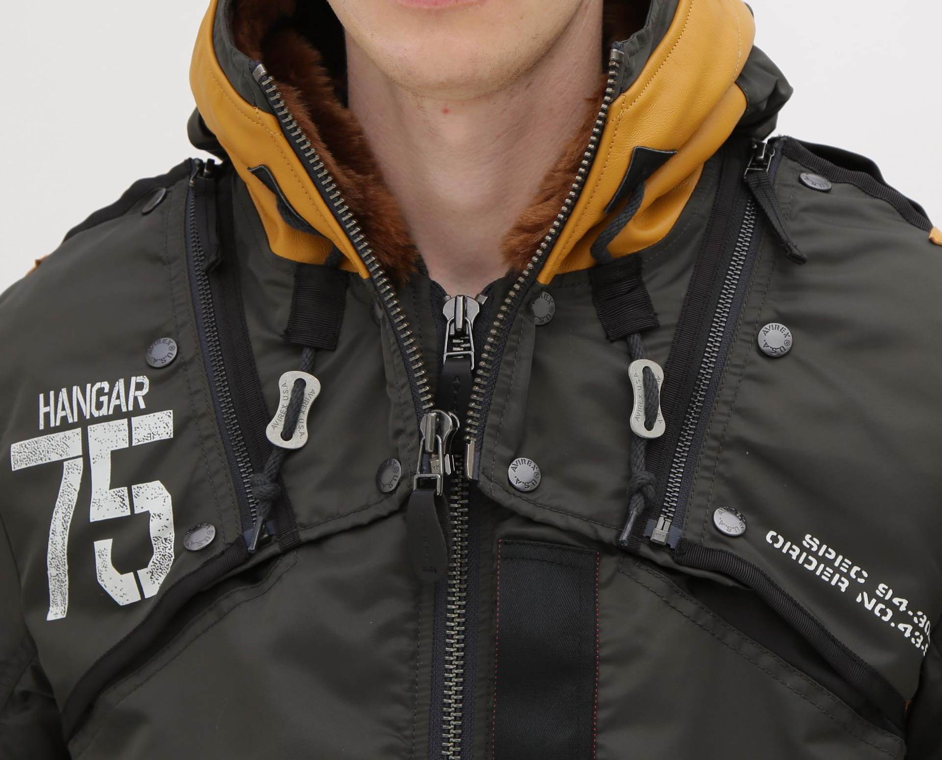 《WEB&DEPOT限定》MA-1 REMODEL チャコール