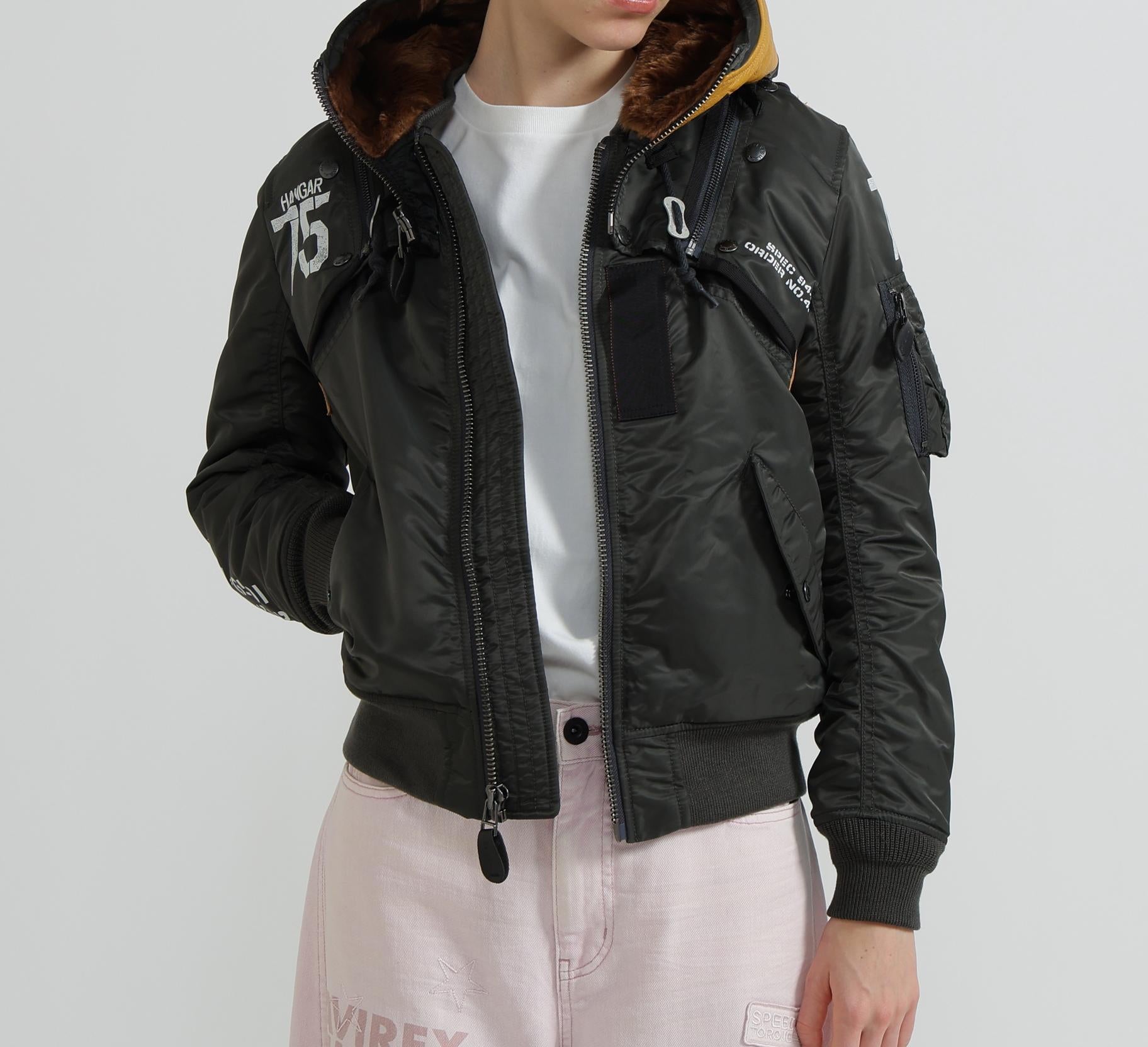 《WEB&DEPOT限定》MA-1 REMODEL チャコール