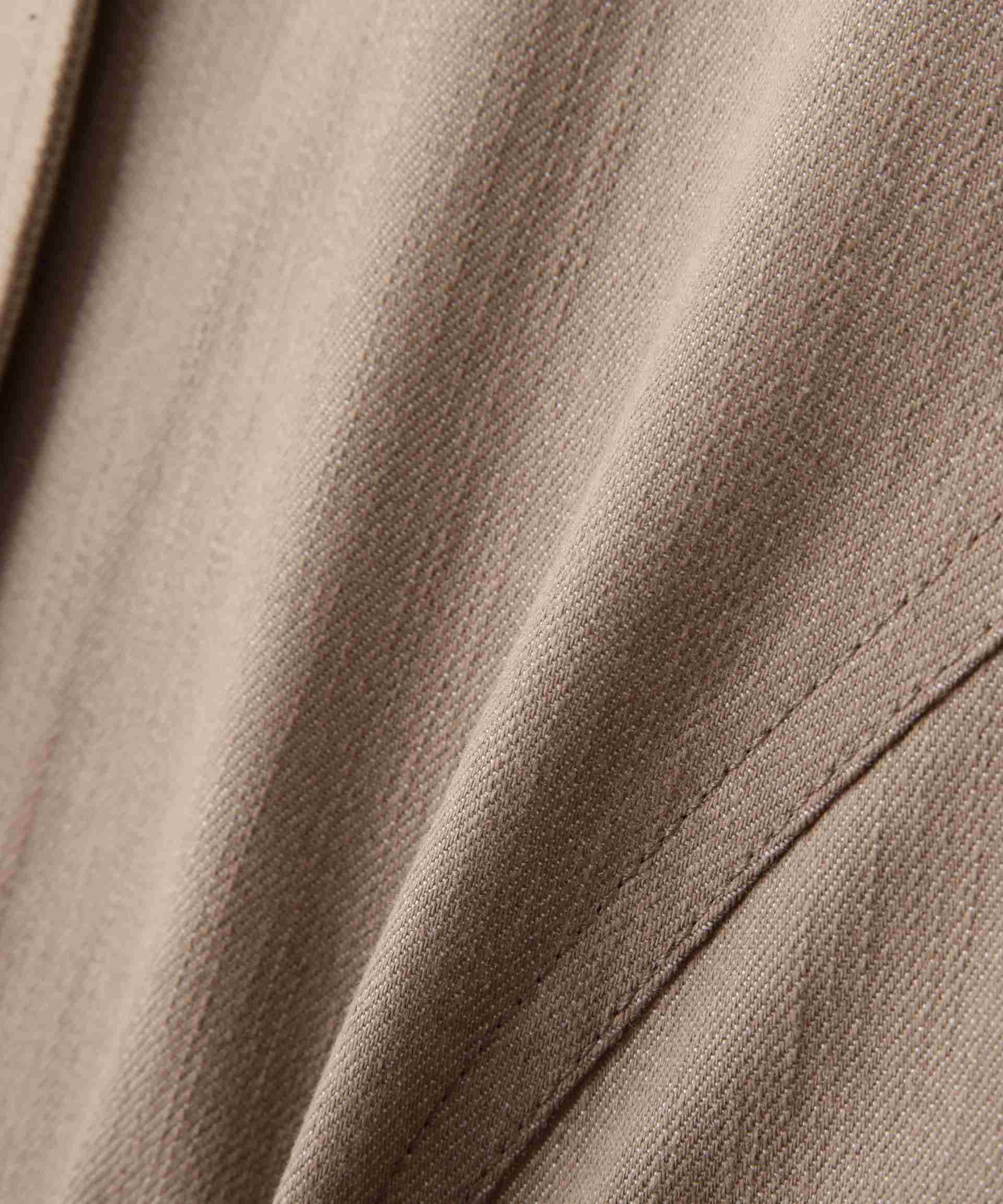 ◆リヨセルデニムベスト カーキ