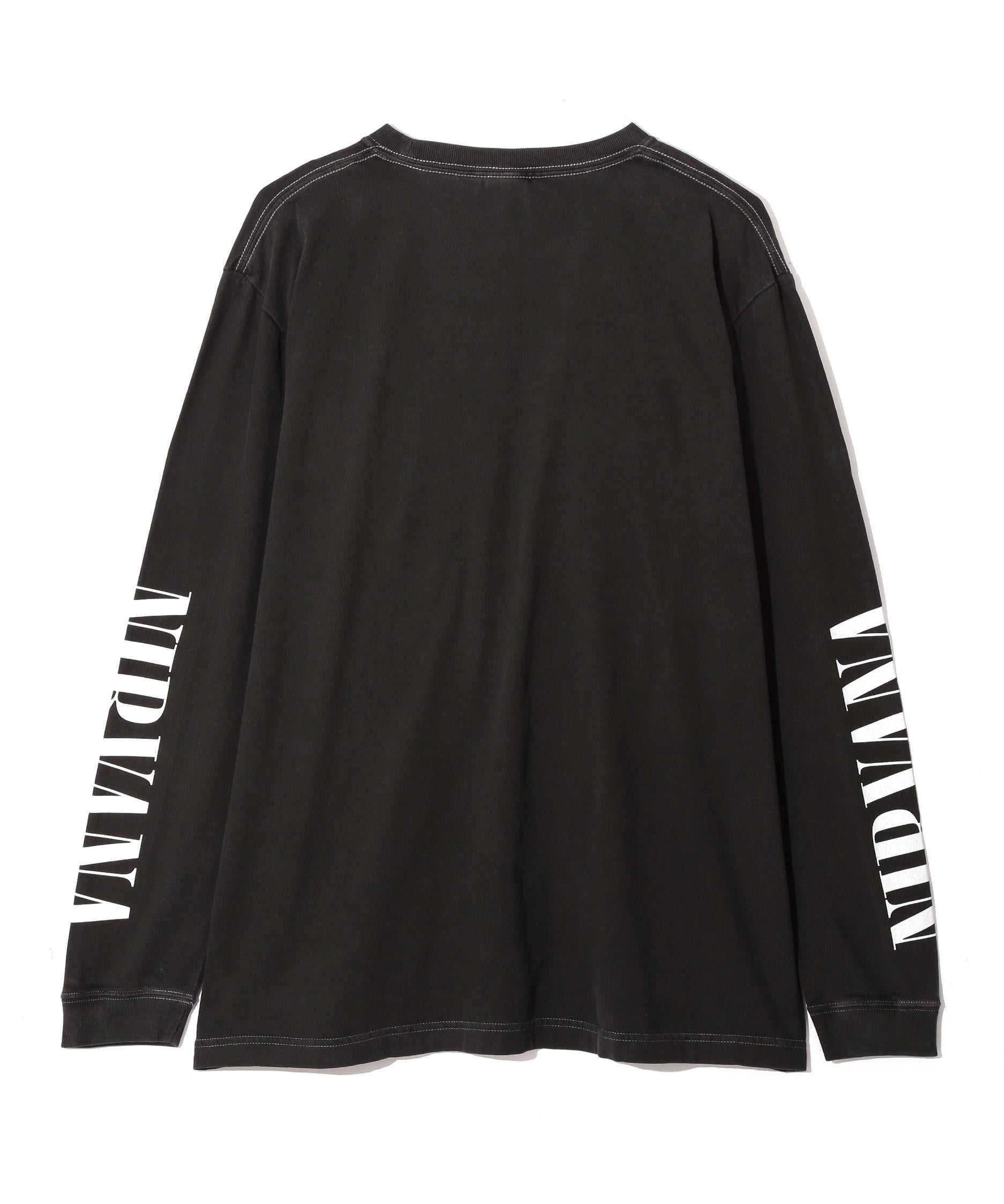 NI>VANA/ニルヴァーナ/LIVE L/S TEE/コラボロンT ブラック