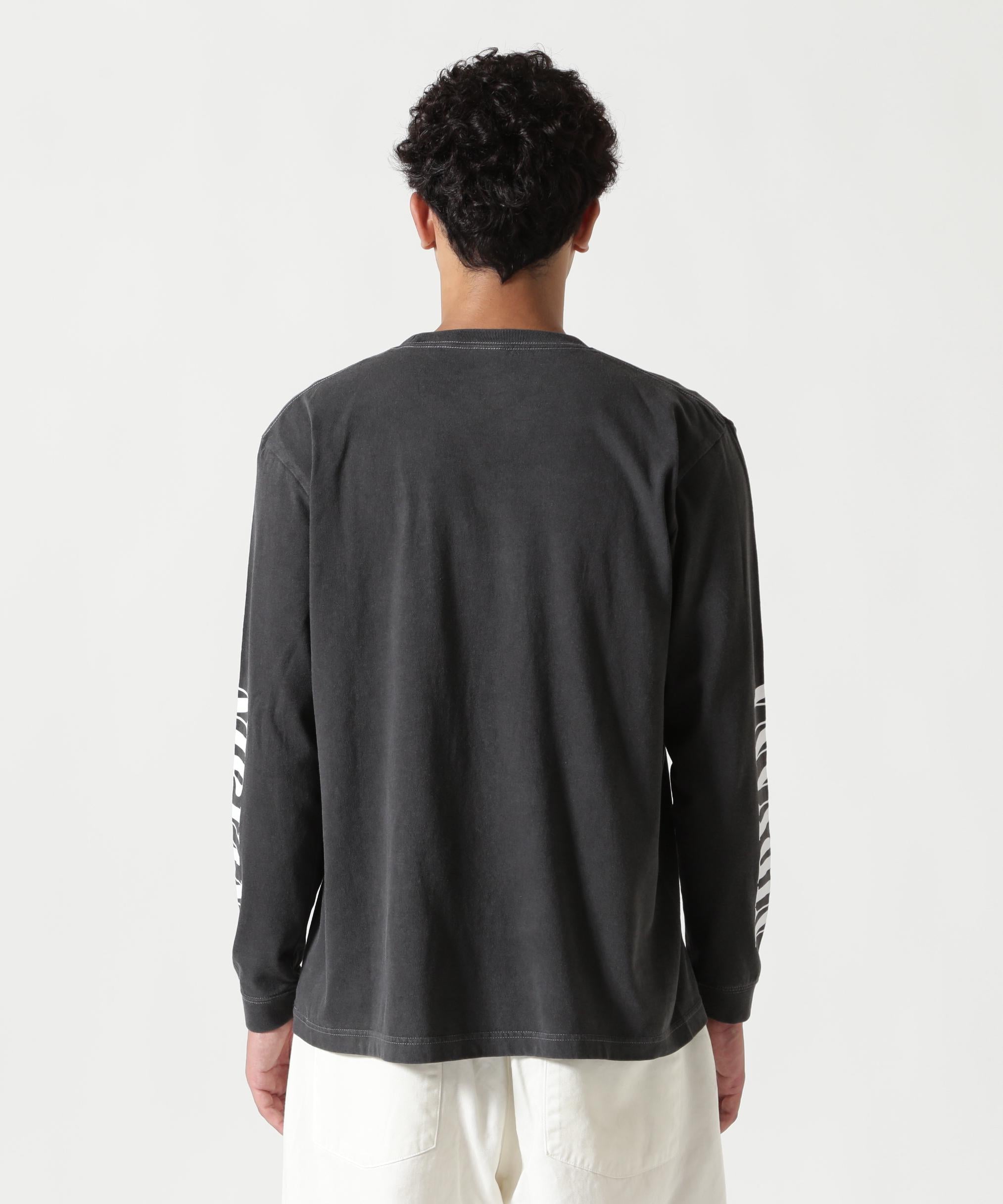 NI>VANA/ニルヴァーナ/LIVE L/S TEE/コラボロンT ブラック
