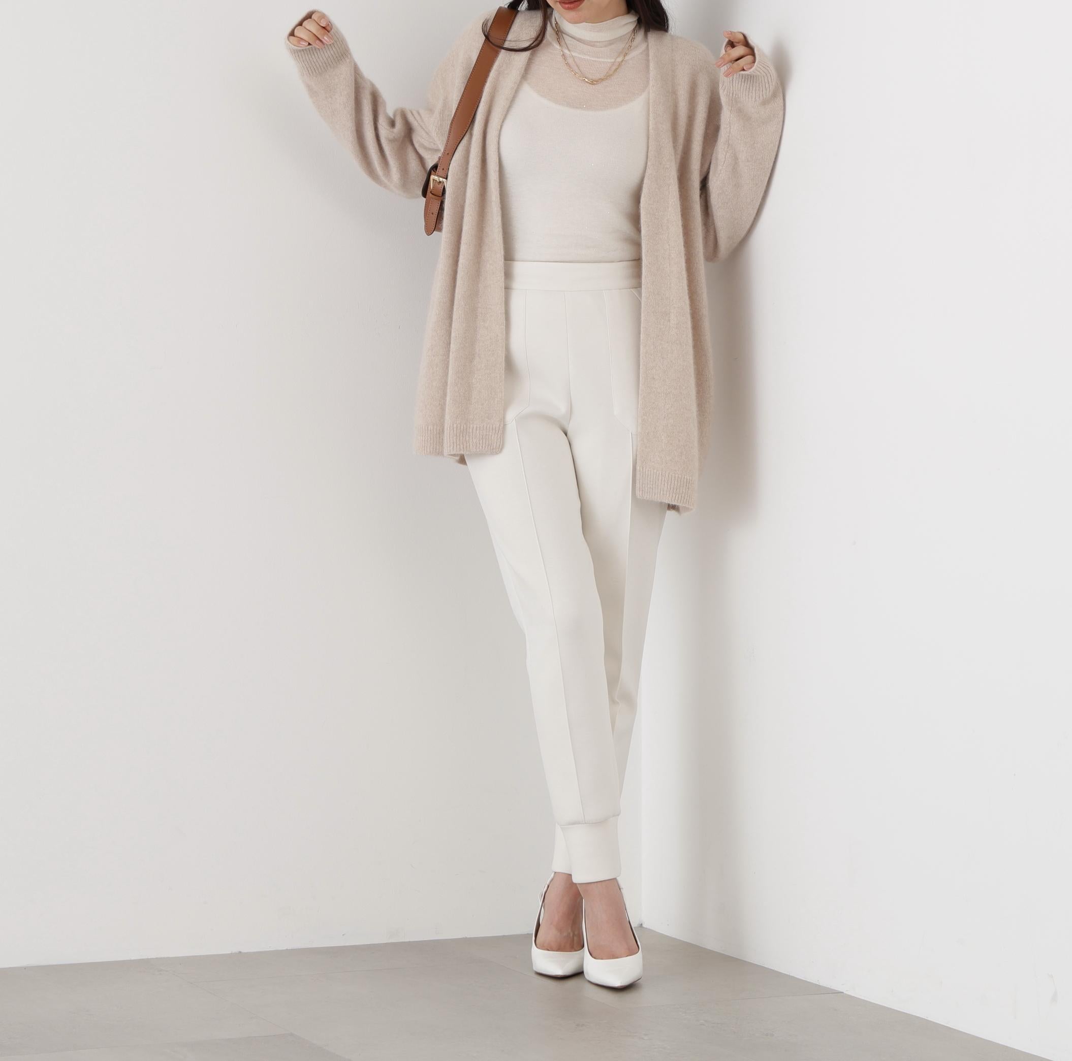 ◆パッチポケットジョガーパンツ エクリュ1