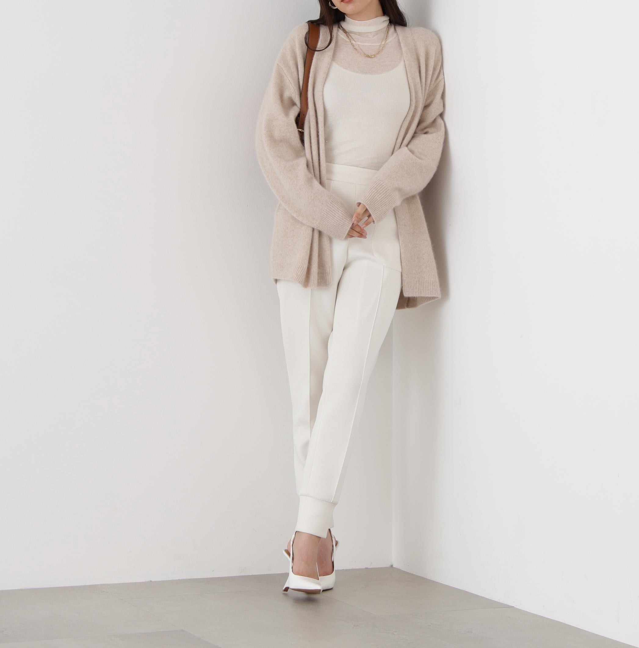 ◆パッチポケットジョガーパンツ エクリュ1