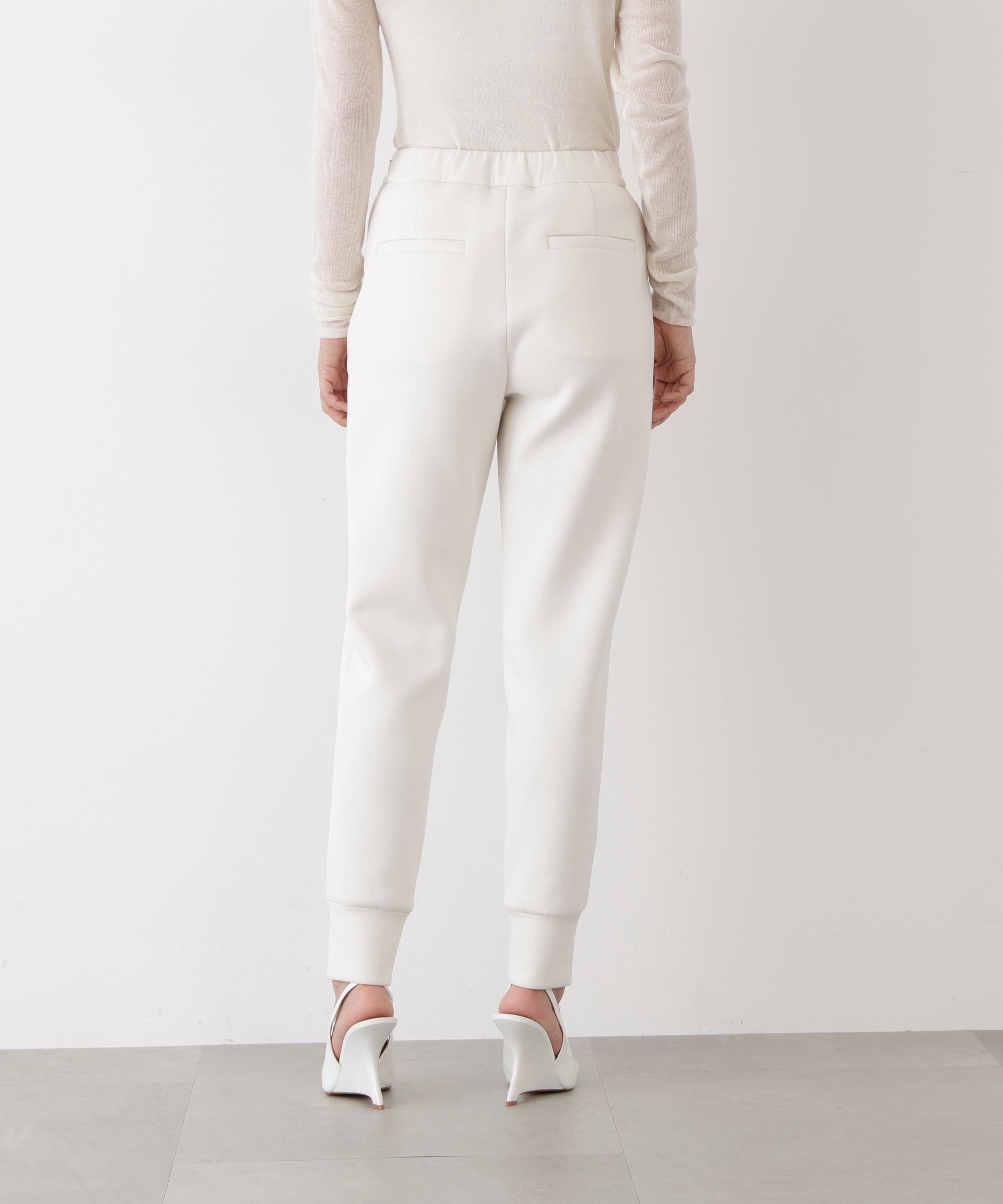 ◆パッチポケットジョガーパンツ エクリュ1