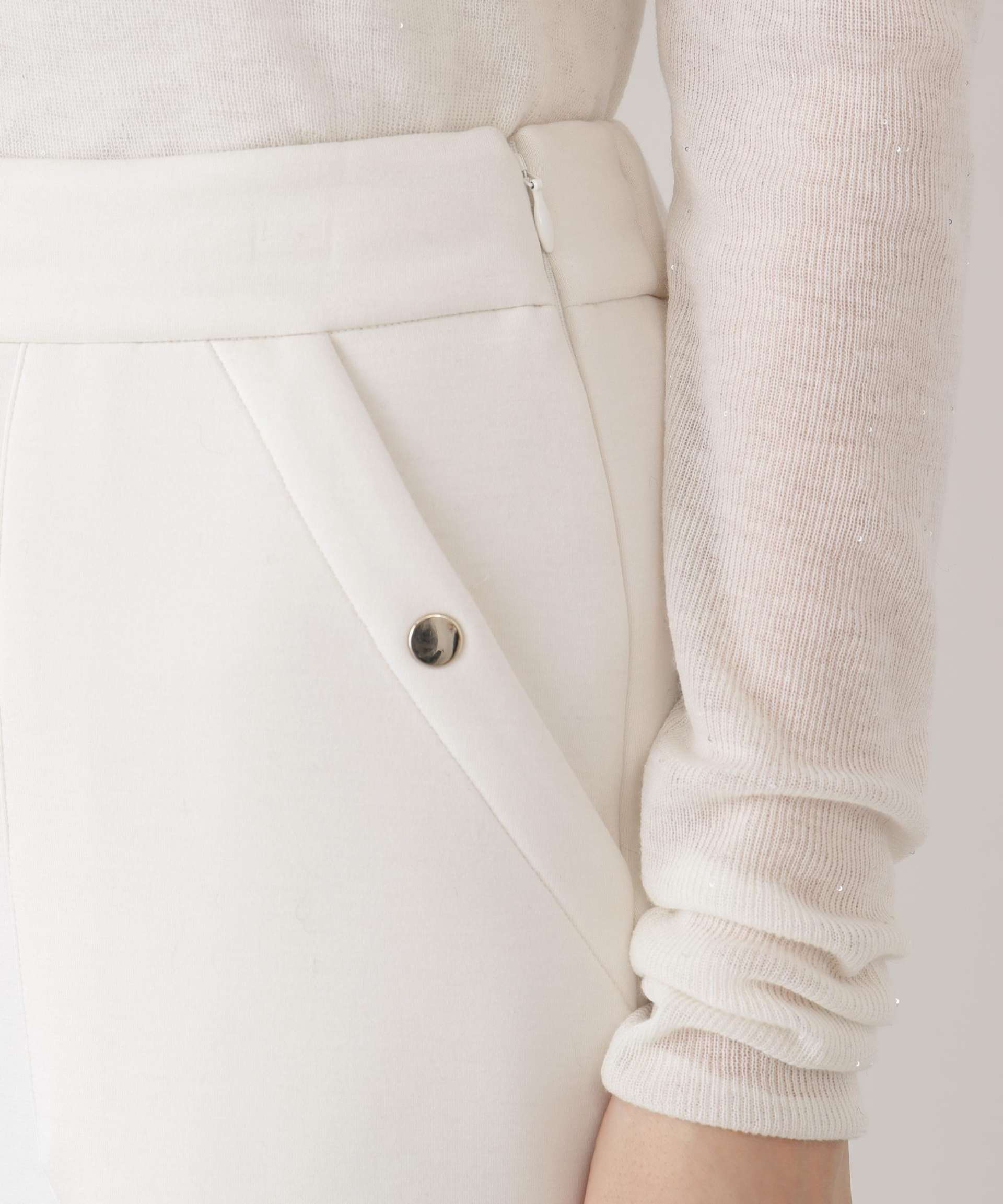 ◆パッチポケットジョガーパンツ エクリュ1