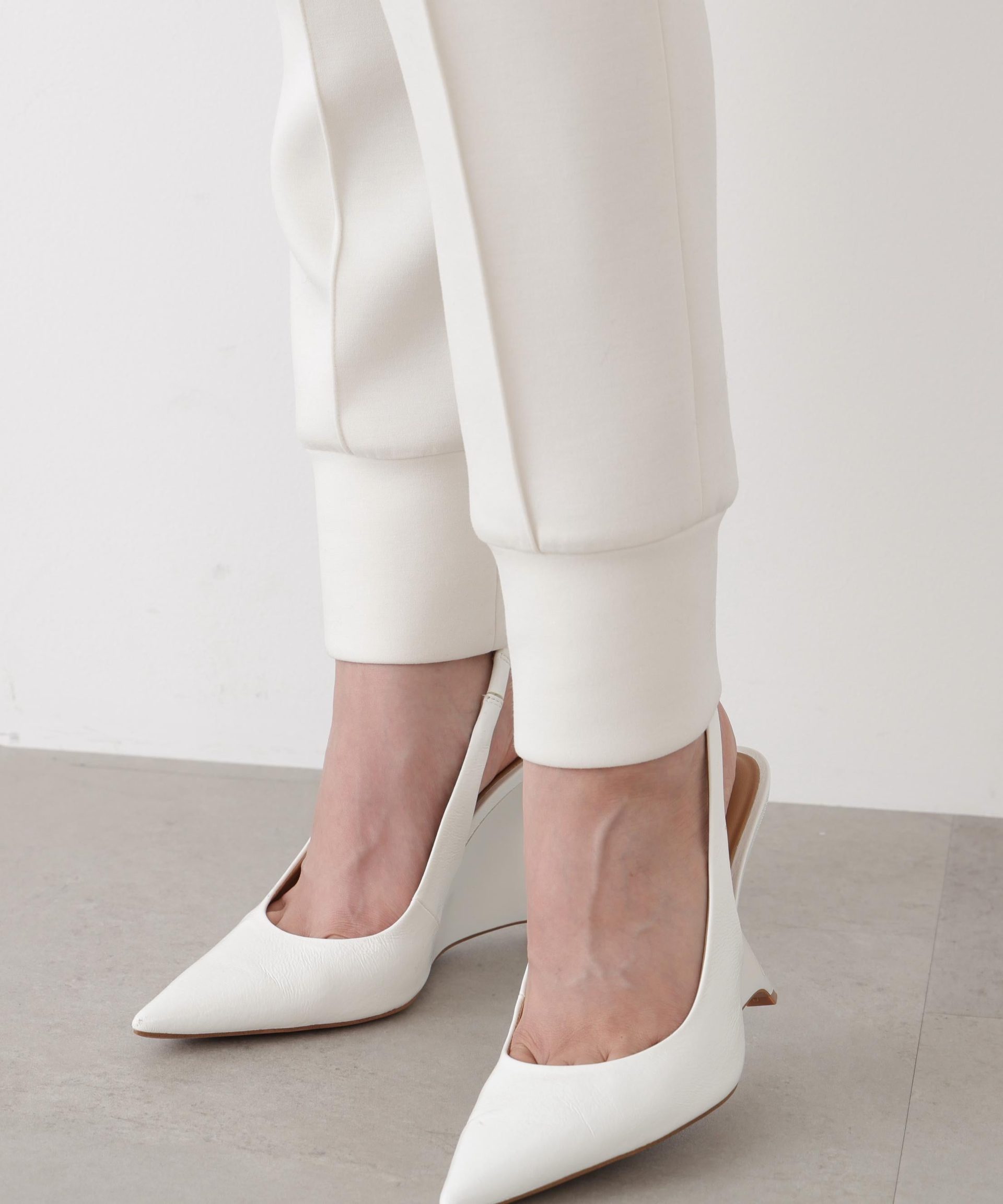 ◆パッチポケットジョガーパンツ エクリュ1