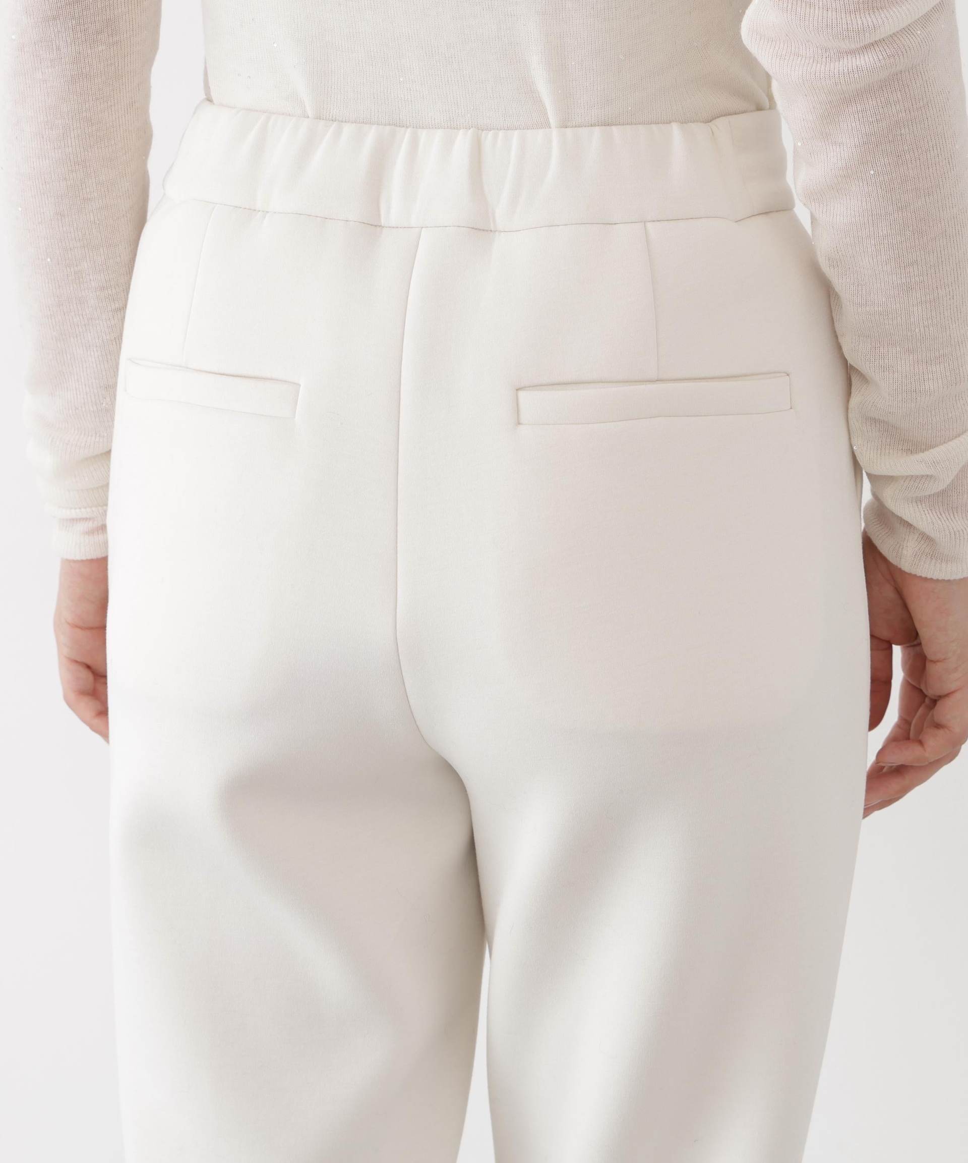 ◆パッチポケットジョガーパンツ エクリュ1